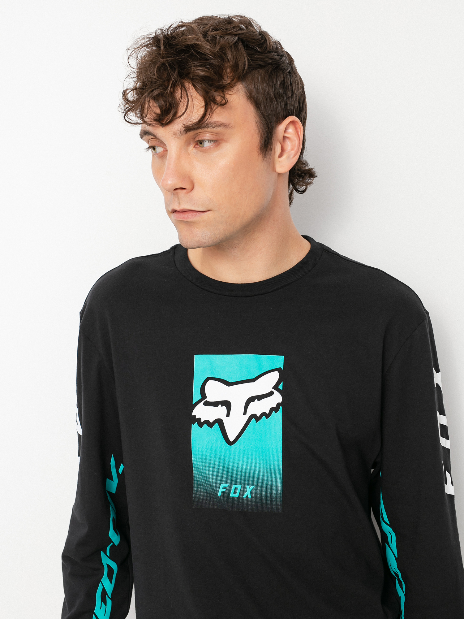 Longsleeve Fox Dier (blk)