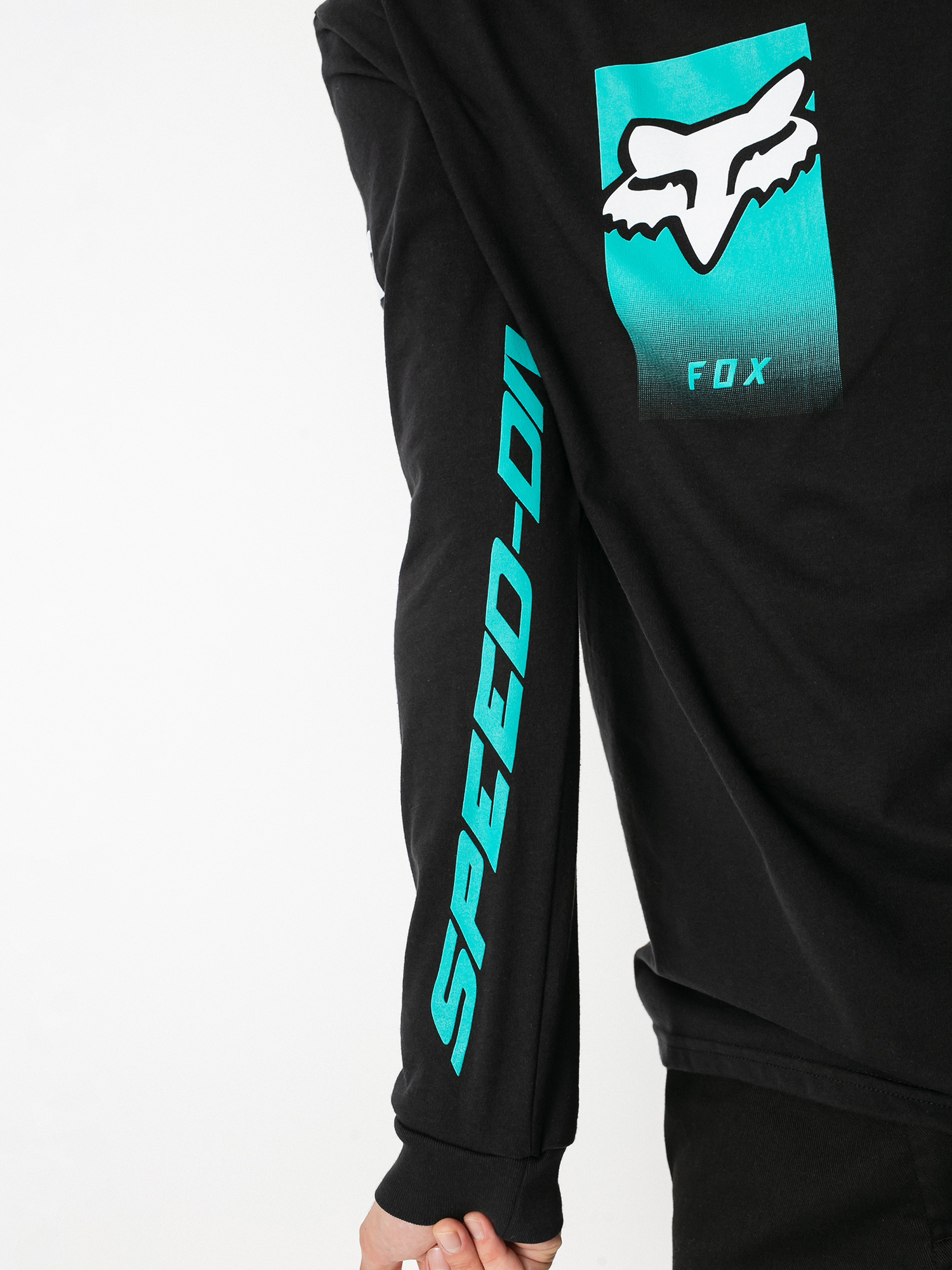 Longsleeve Fox Dier (blk)