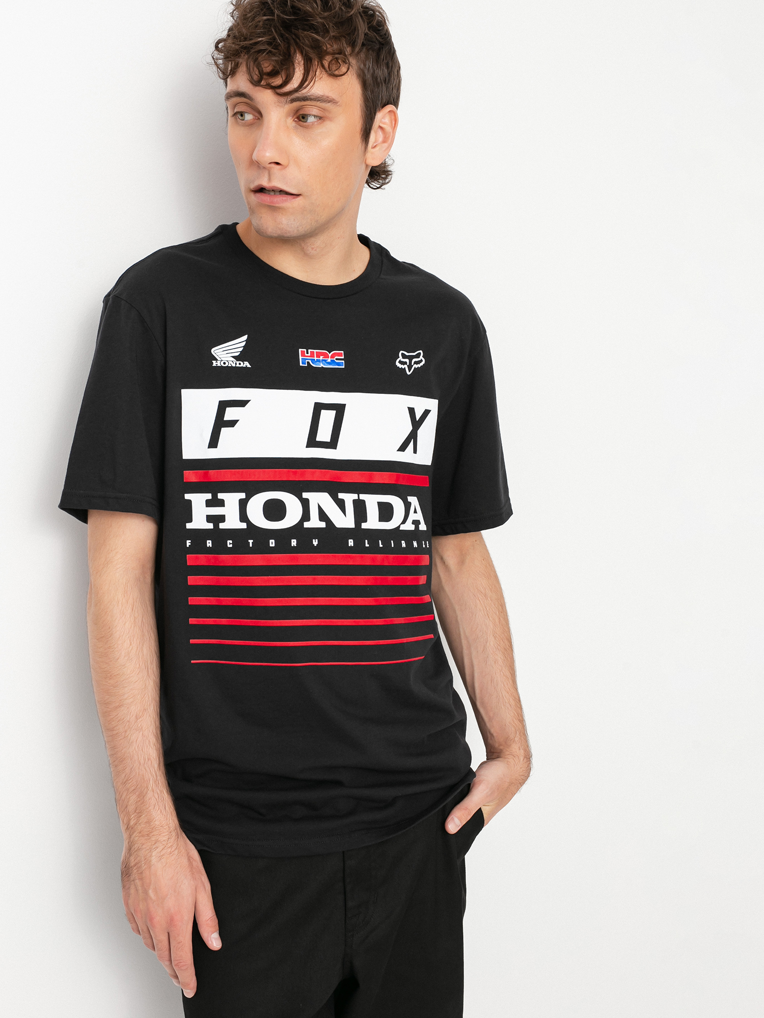T-shirt Fox Honda Hrc (blk)