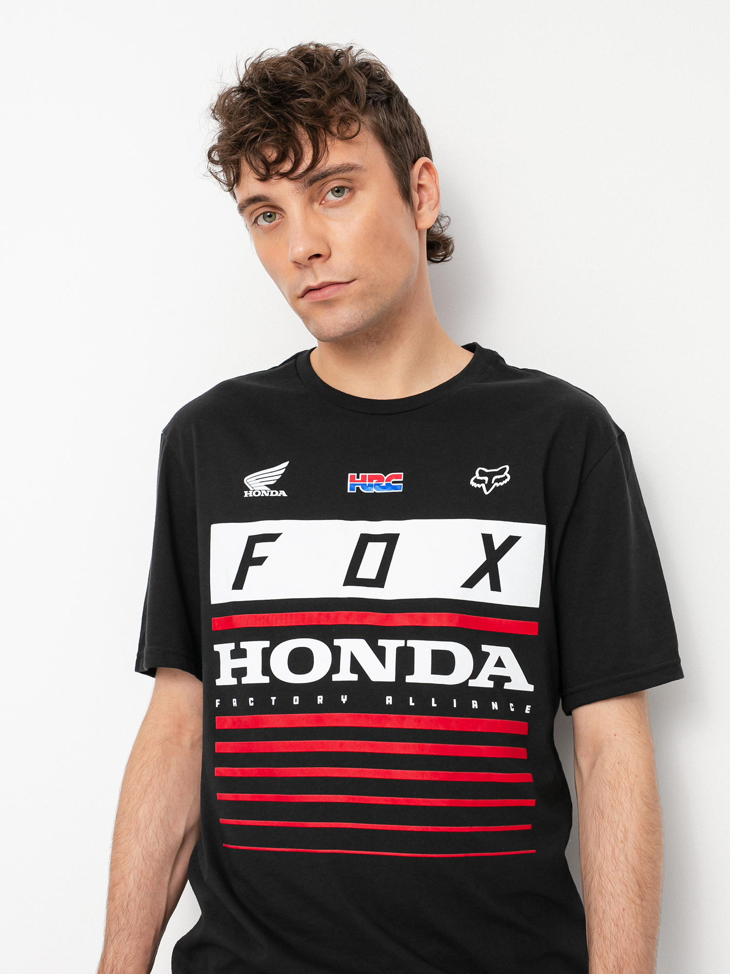 T-shirt Fox Honda Hrc (blk)