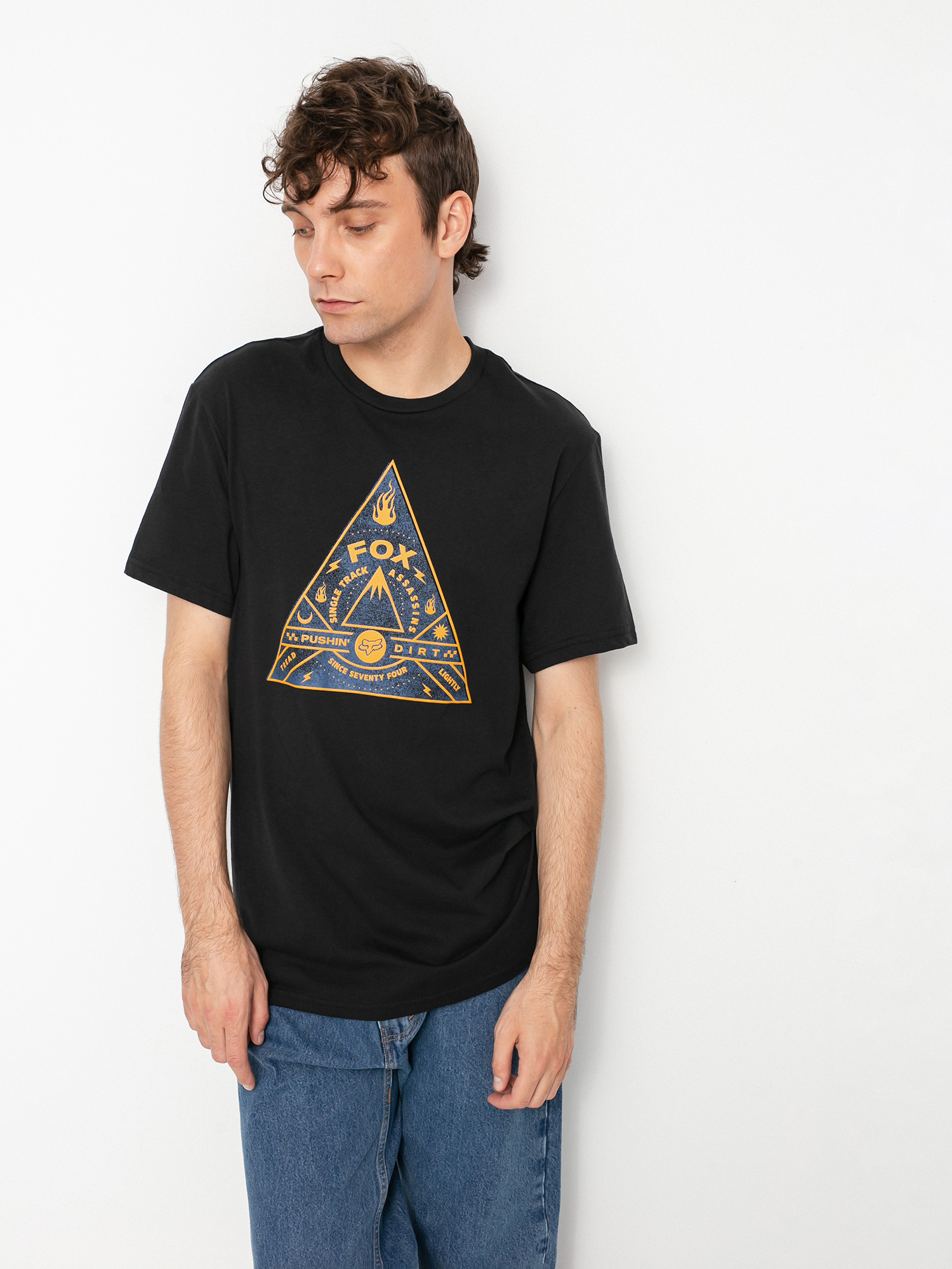 T-shirt Fox Single Track (blk)