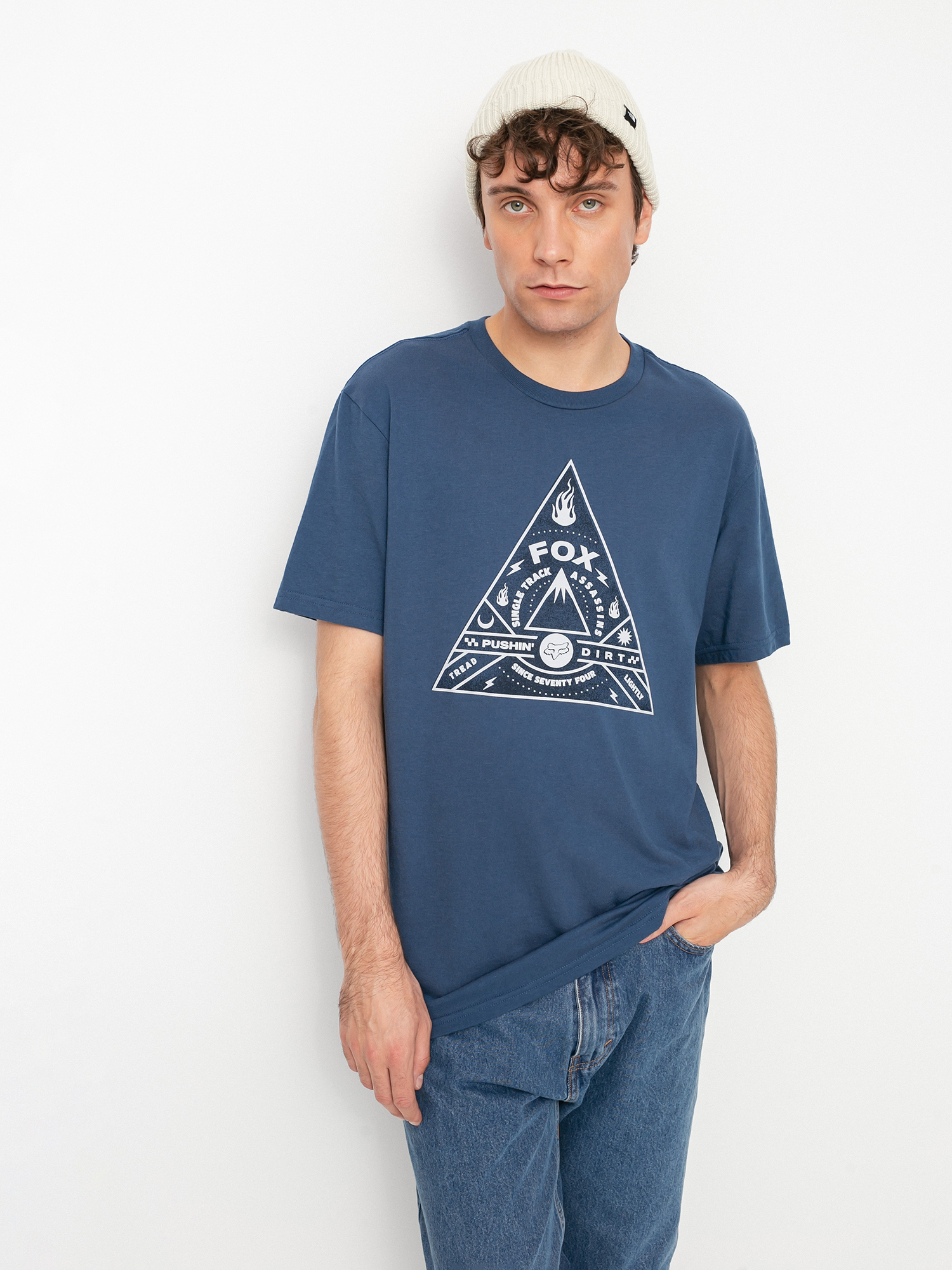 T-shirt Fox Single Track (drk indo)