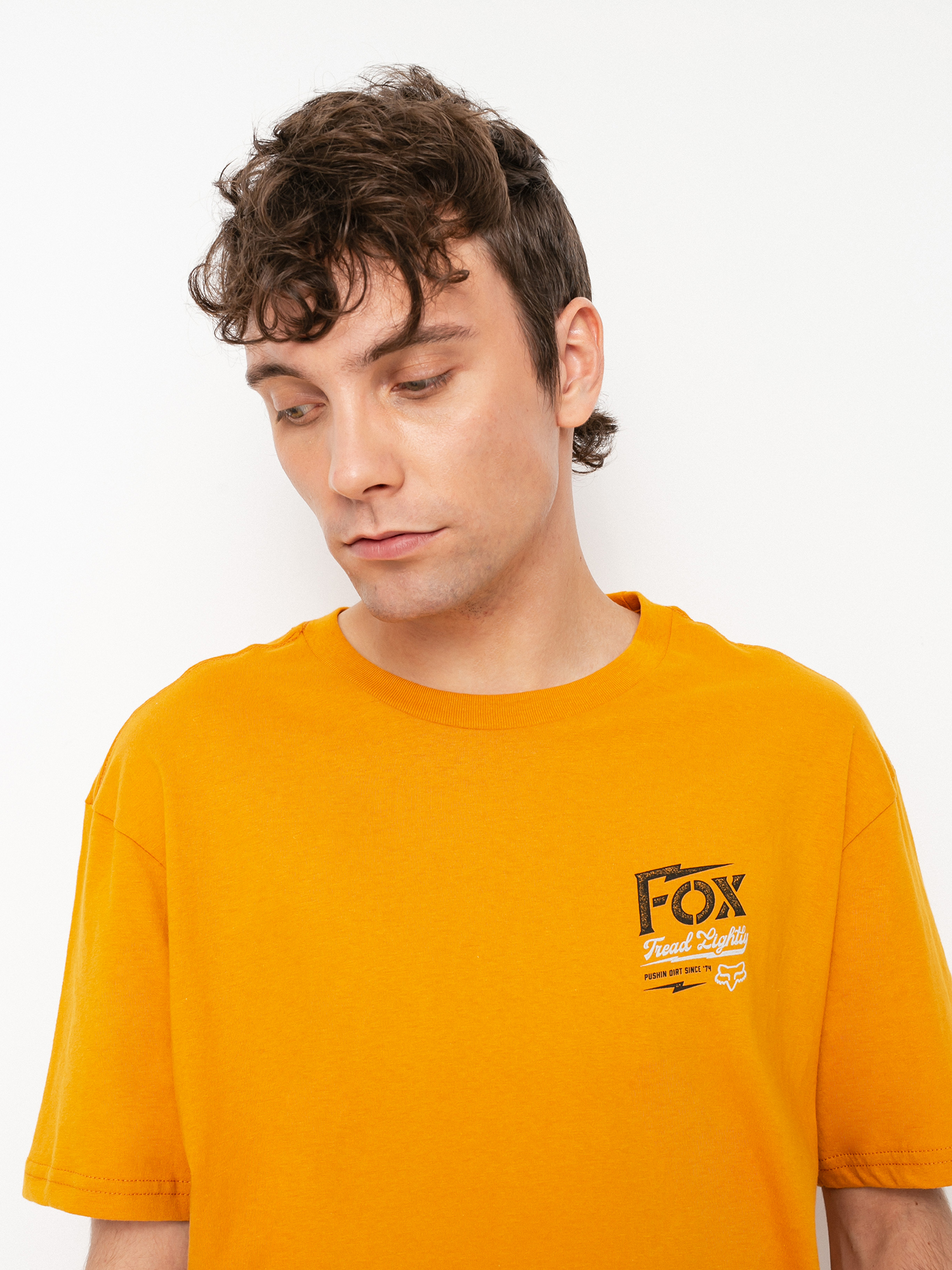 T-shirt Fox Pushin Dirt Premium (gld)
