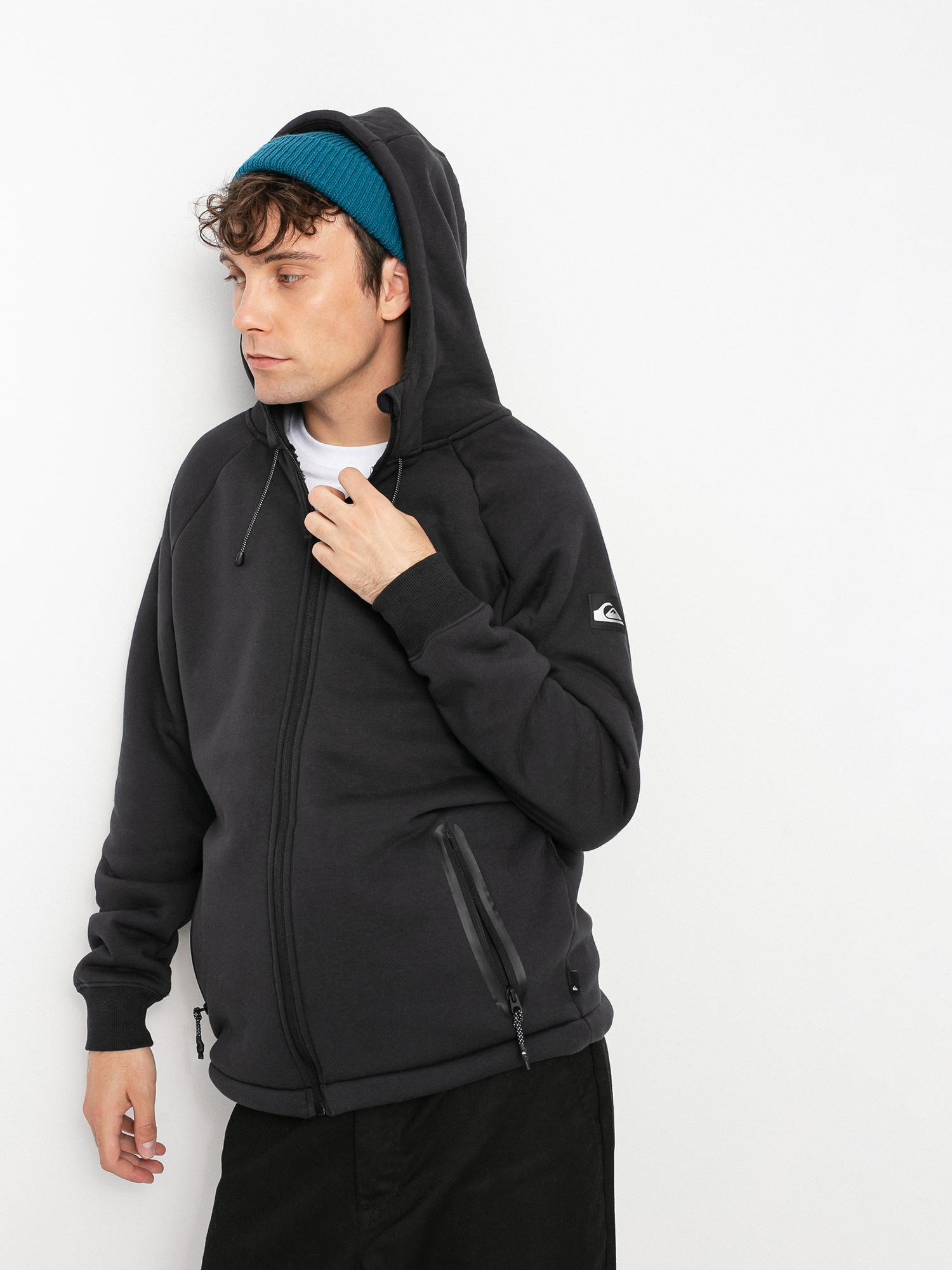 Bluza z kapturem Quiksilver Kurow ZHD (black)