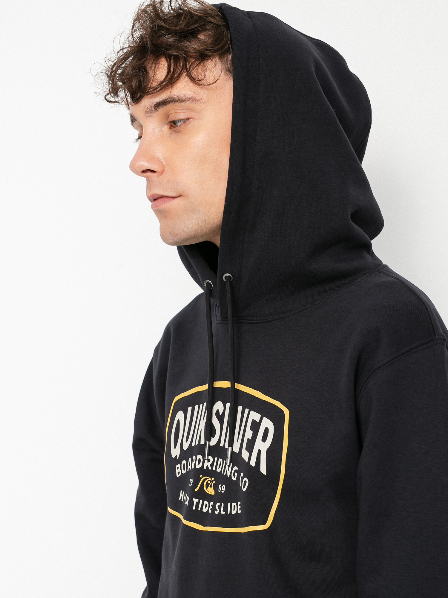 Bluza z kapturem Quiksilver High Cloud HD (black)