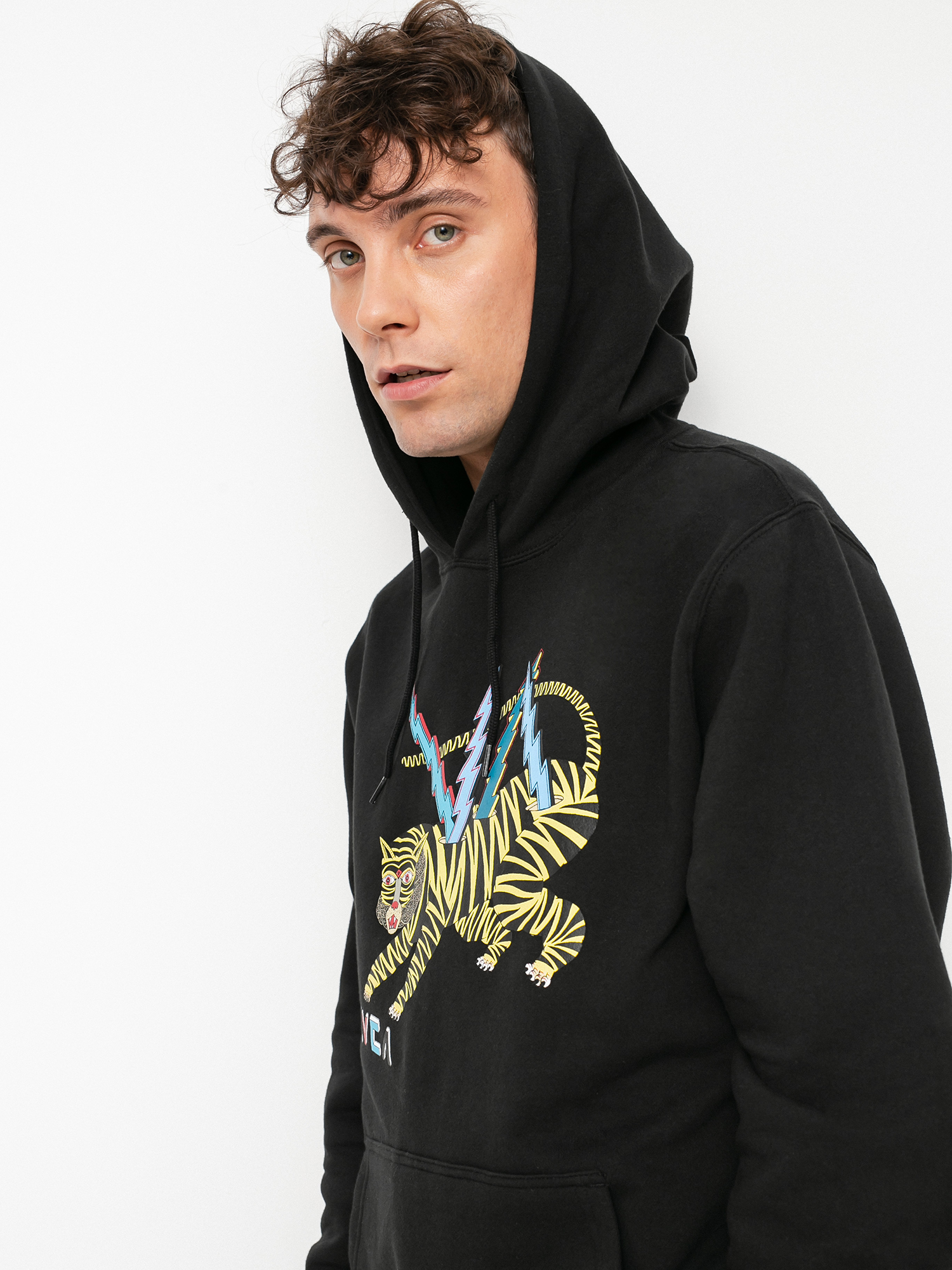 Bluza z kapturem RVCA Leines HD (black)