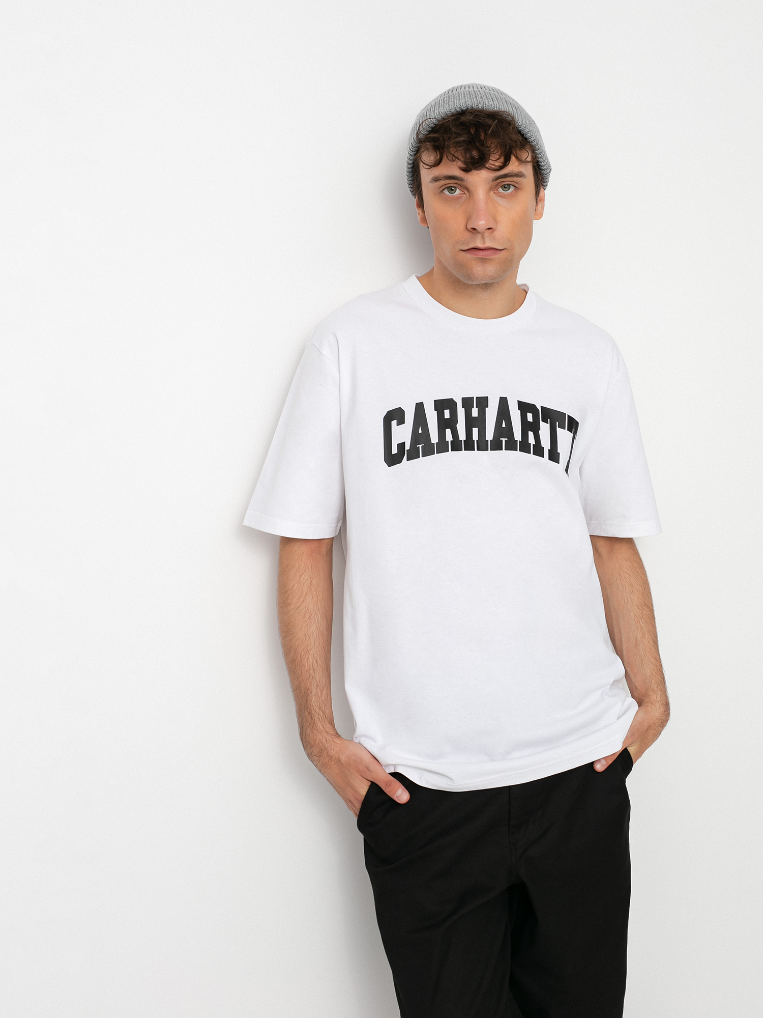 T-shirt Carhartt WIP University (white/black)