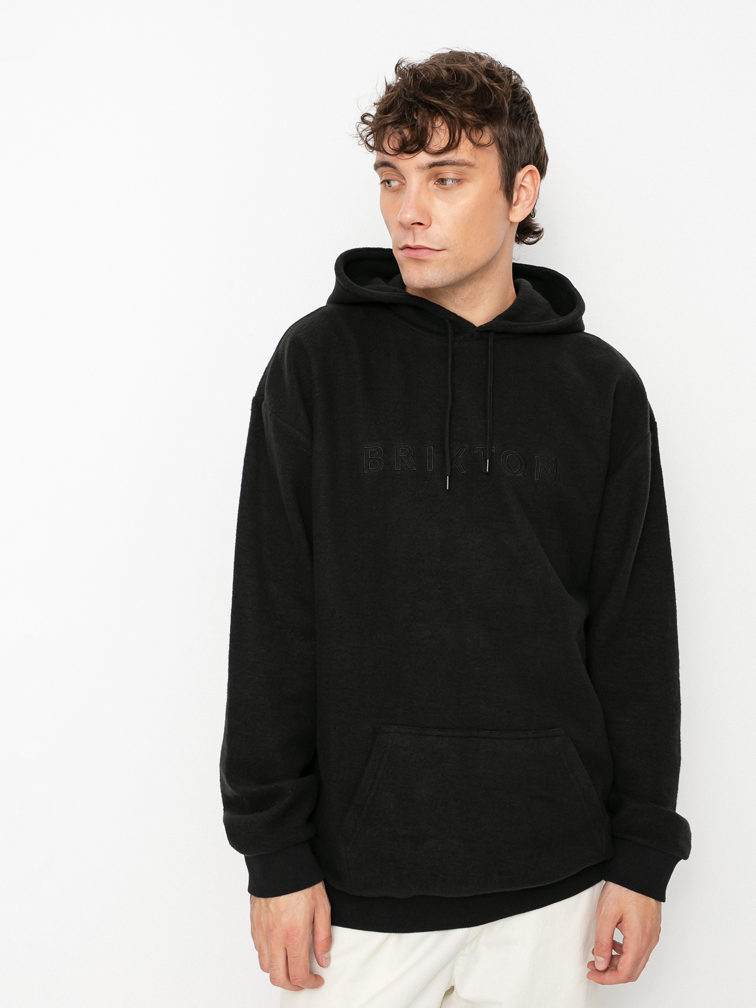 Bluza z kapturem Brixton Way HD (black)