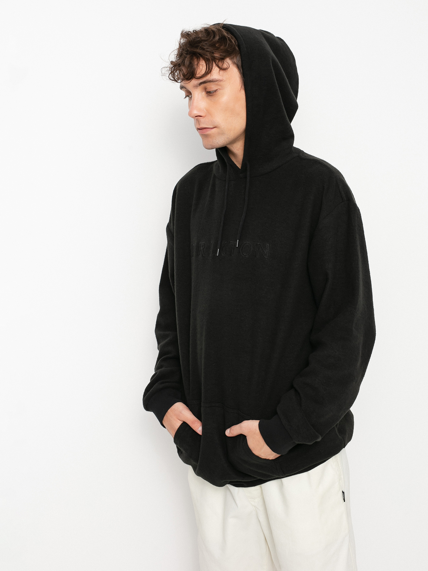Bluza z kapturem Brixton Way HD (black)