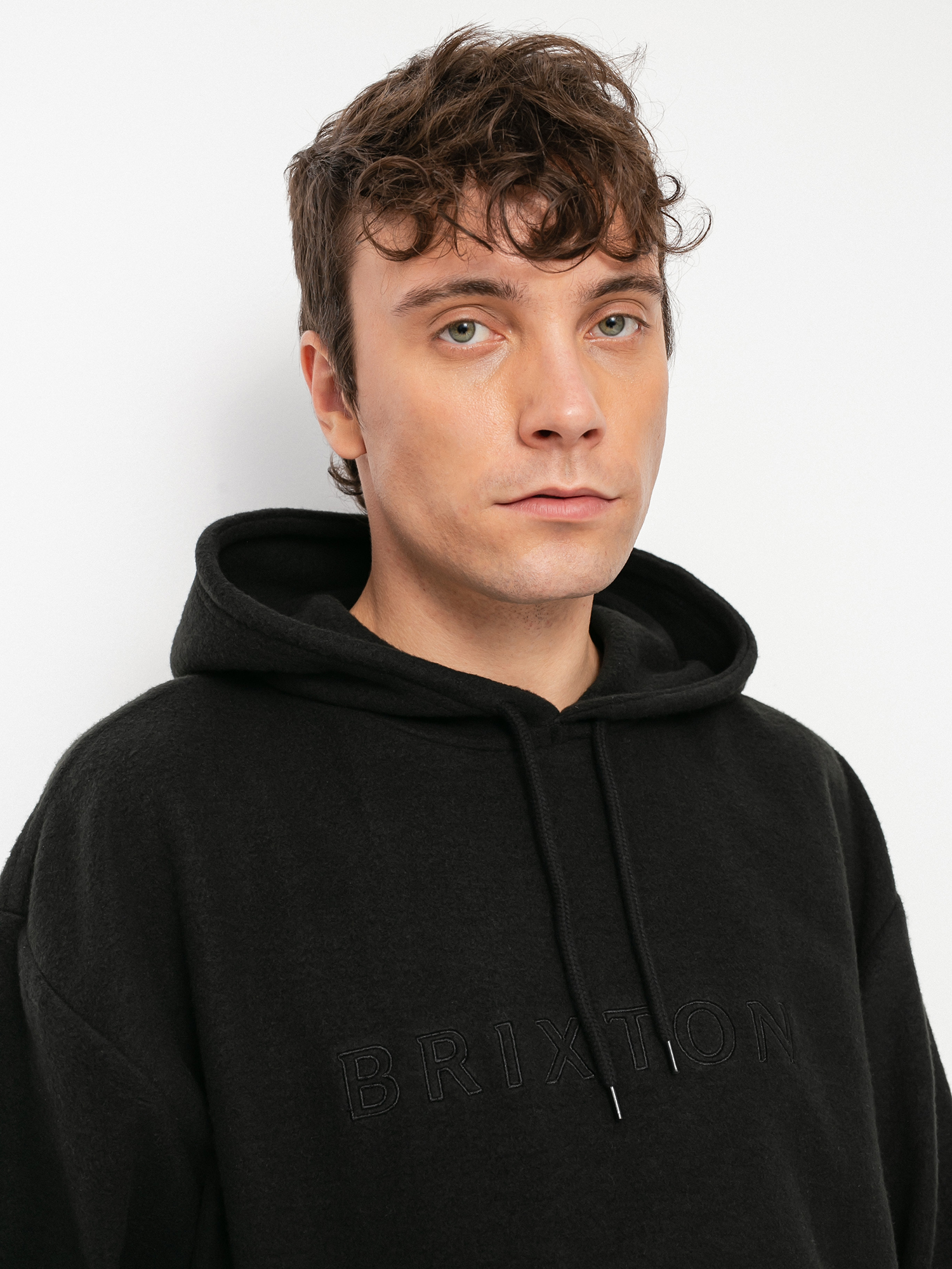 Bluza z kapturem Brixton Way HD (black)