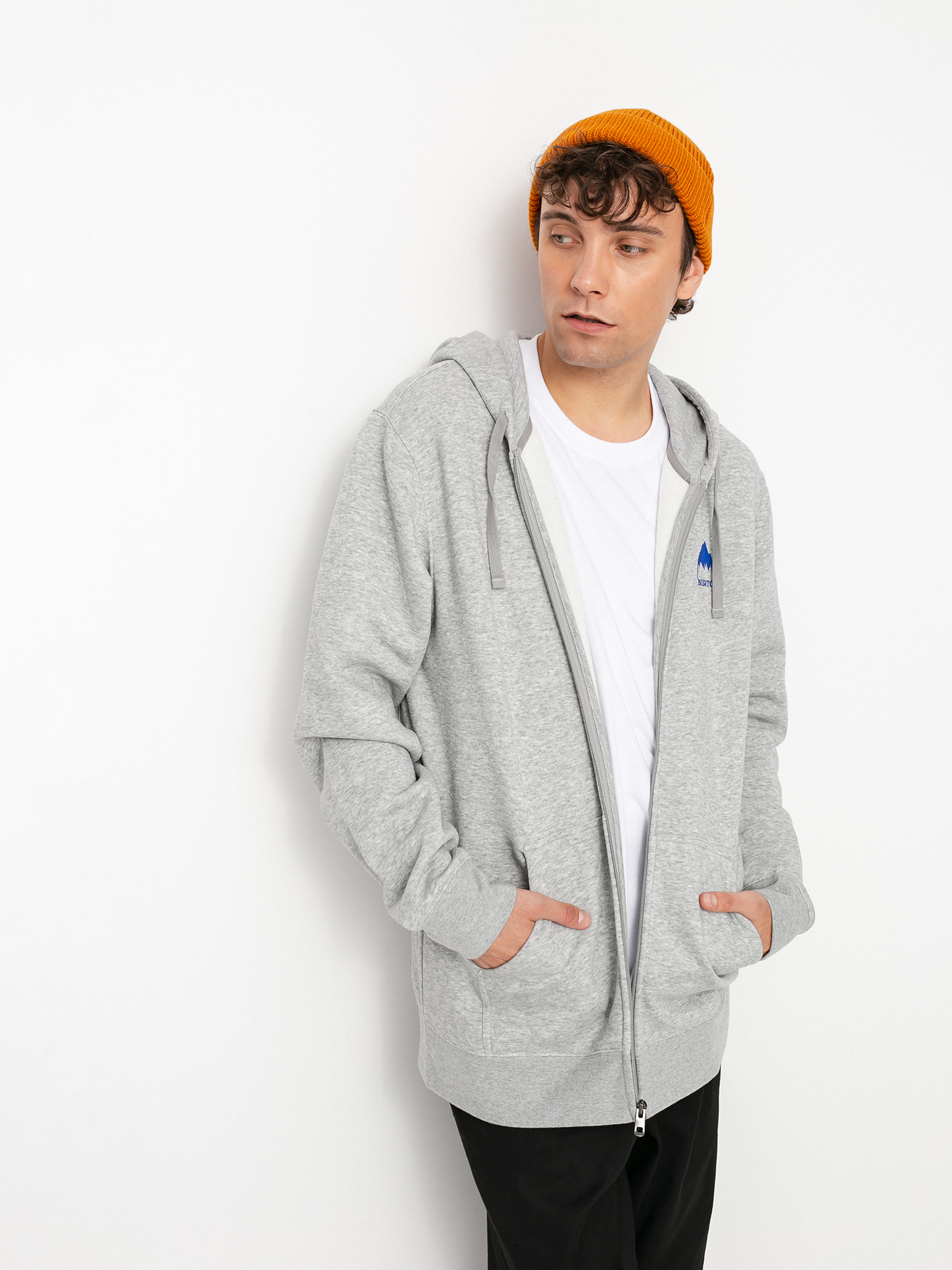 Bluza z kapturem Burton Elite Full ZHD (gray heather)