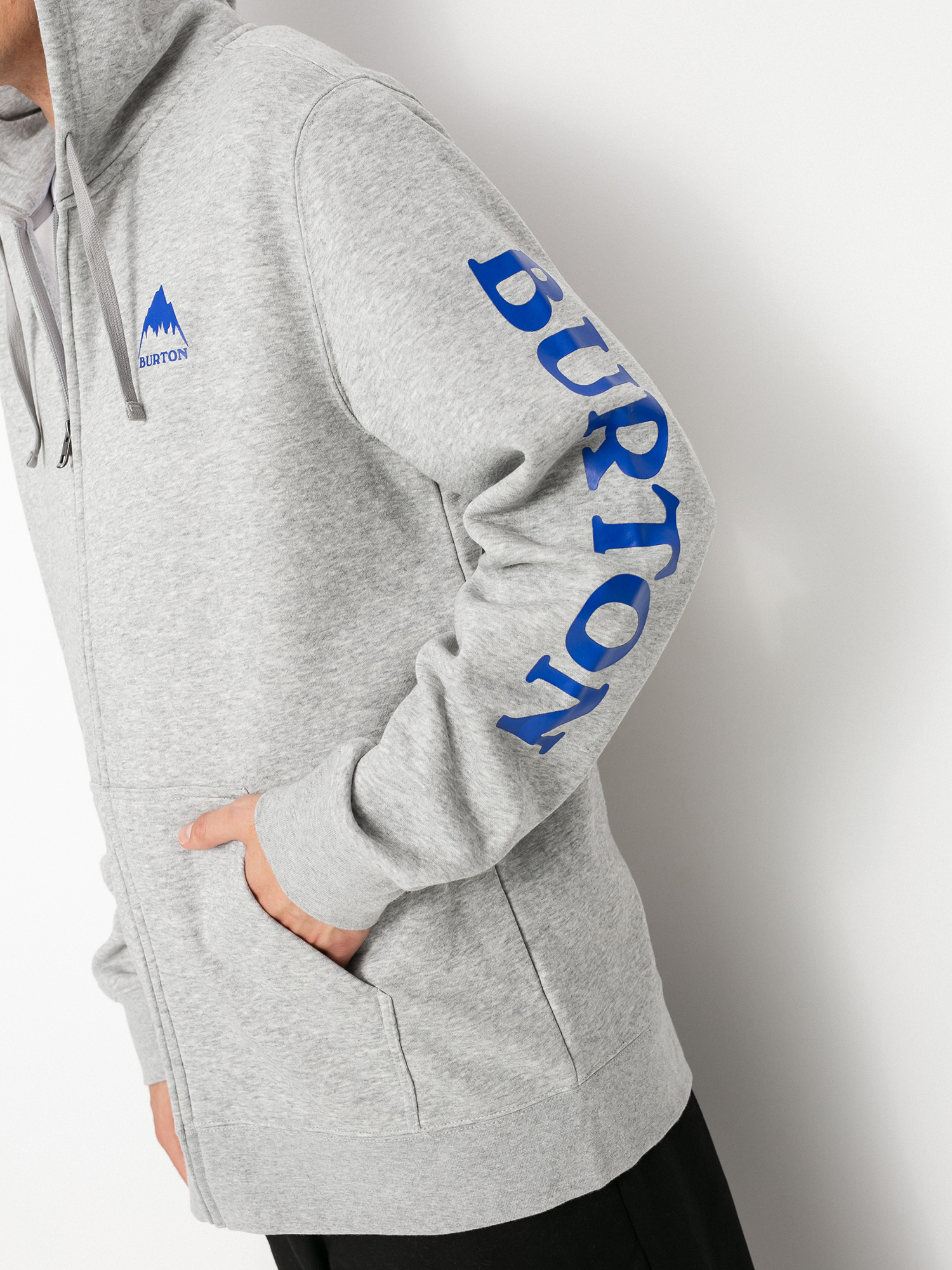 Bluza z kapturem Burton Elite Full ZHD (gray heather)