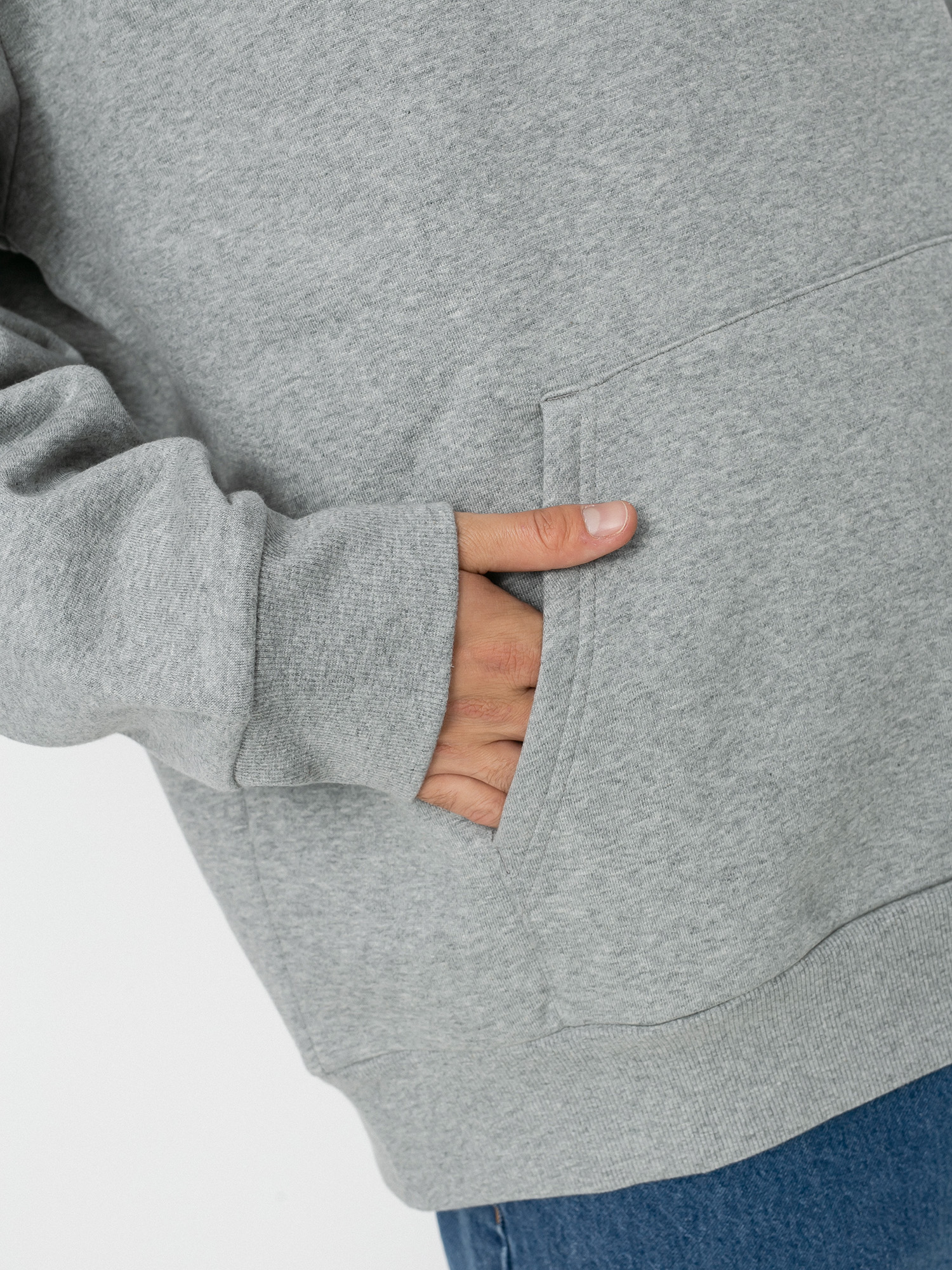 Bluza Carhartt WIP Hooded Chocolate Bar Sweat (grey heather)