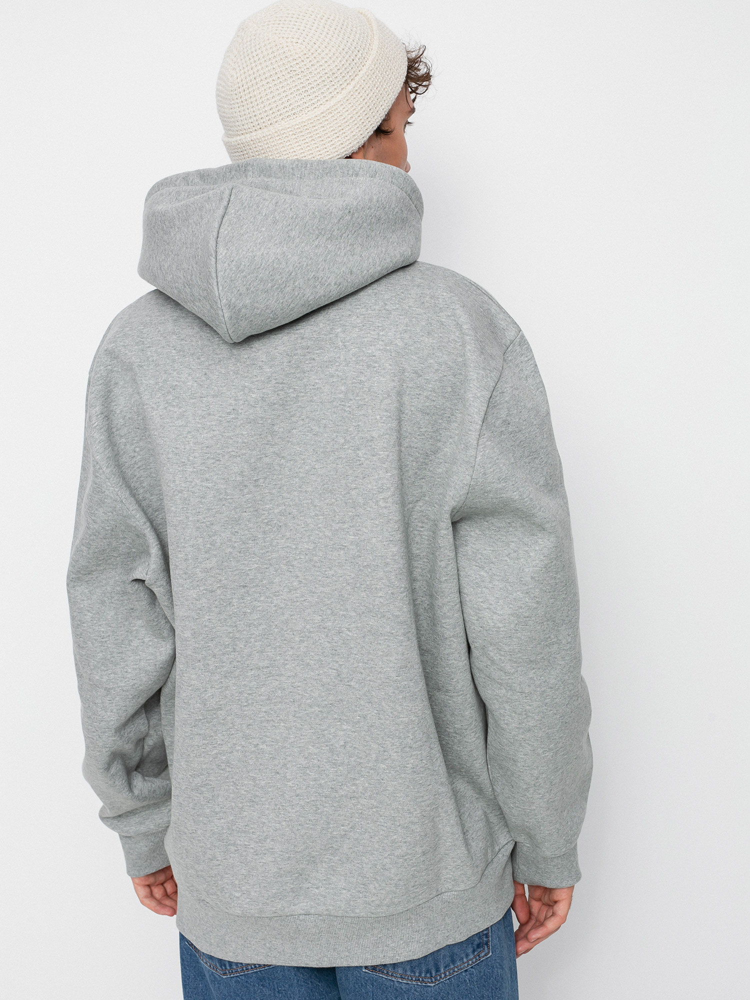 Bluza Carhartt WIP Hooded Chocolate Bar Sweat (grey heather)