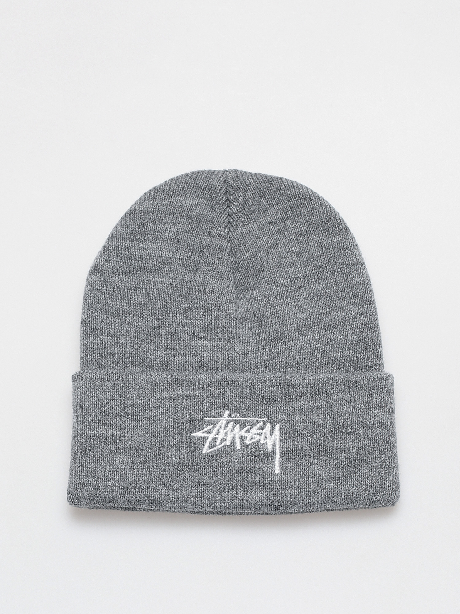 Czapka zimowa Stussy Stock Cuff (grey heather)