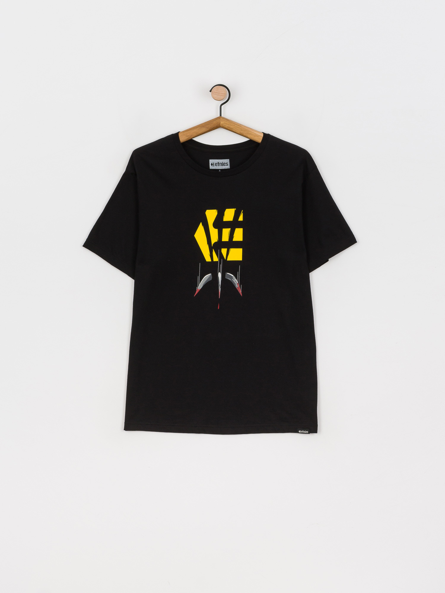 T-shirt Etnies Wolverine Claw (black/gold)