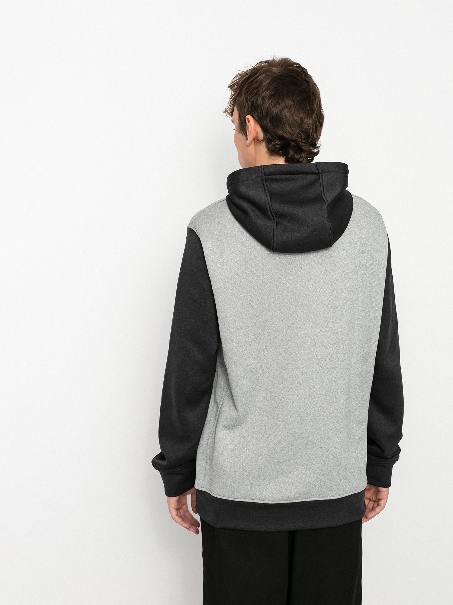 Męska Bluza aktywna Burton Oak HD (gray heather/true black)