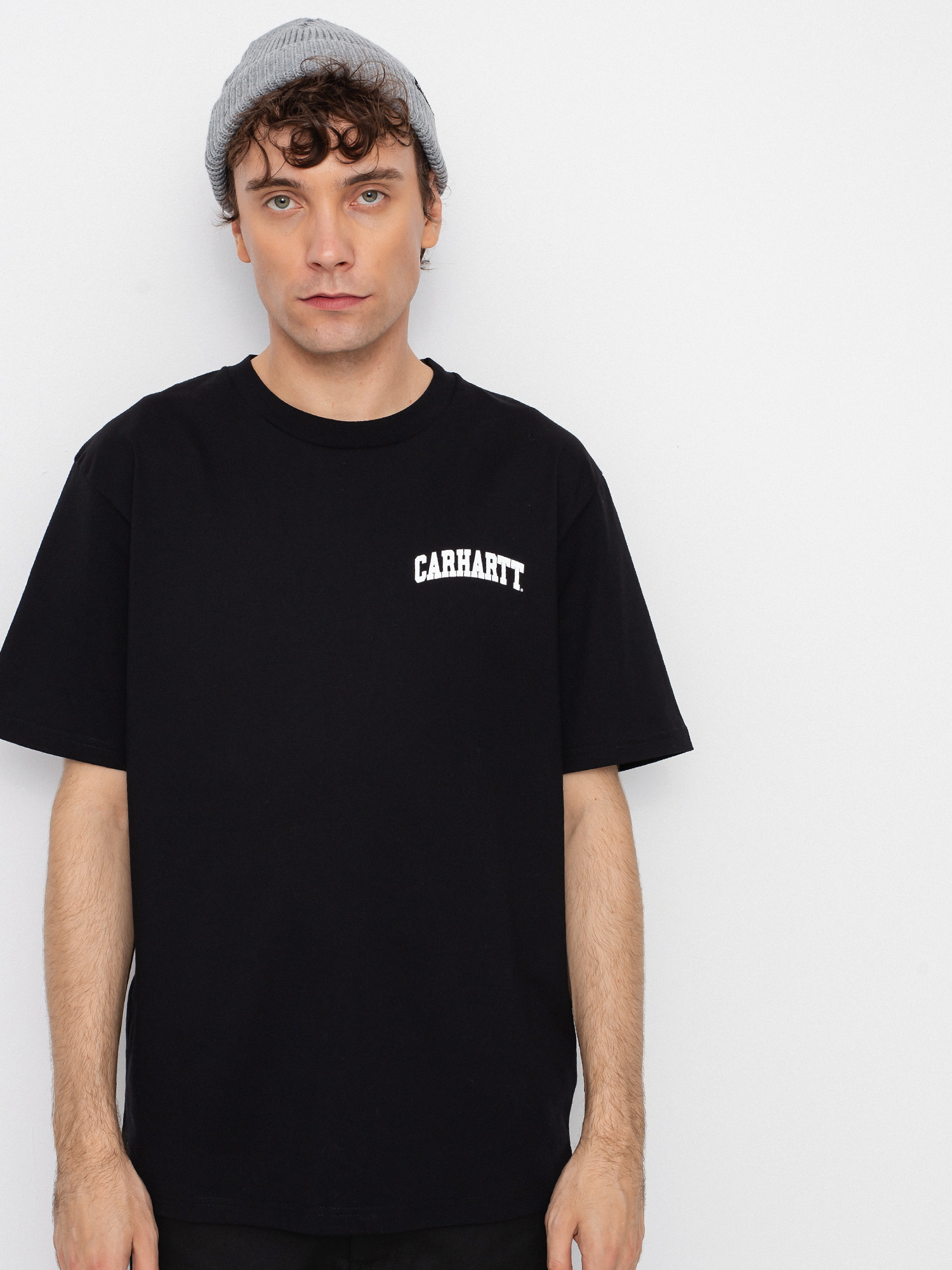 T-shirt Carhartt WIP University Script (black/white)