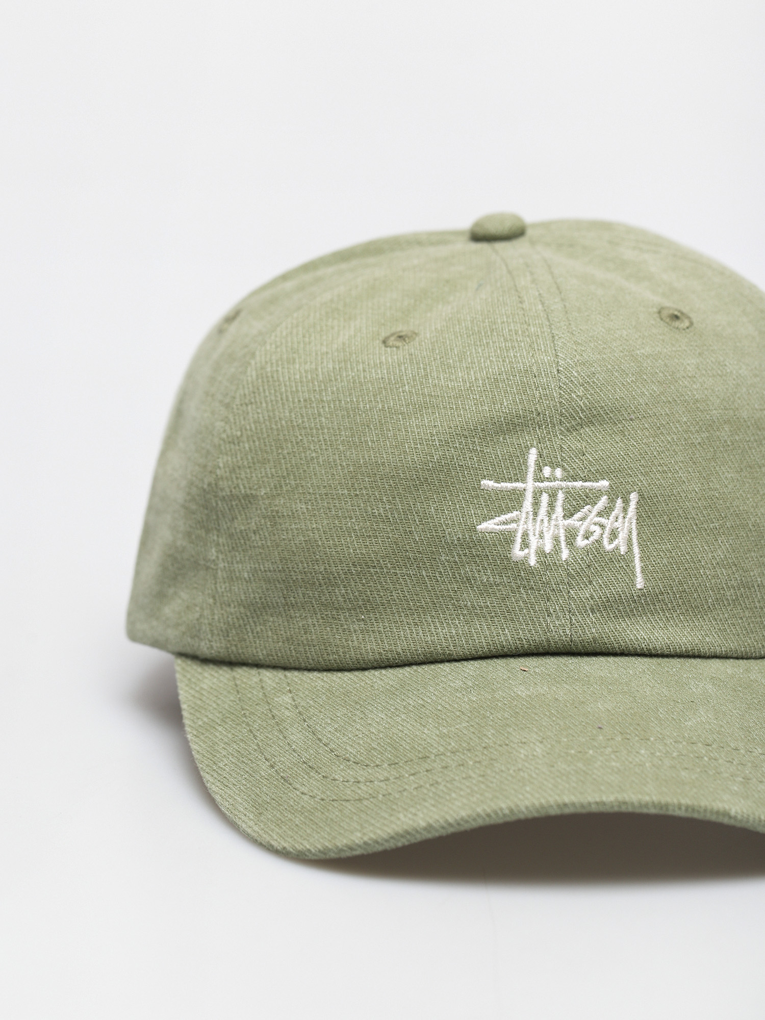 Czapka z daszkiem Stussy Stock Low Pro (light olive)