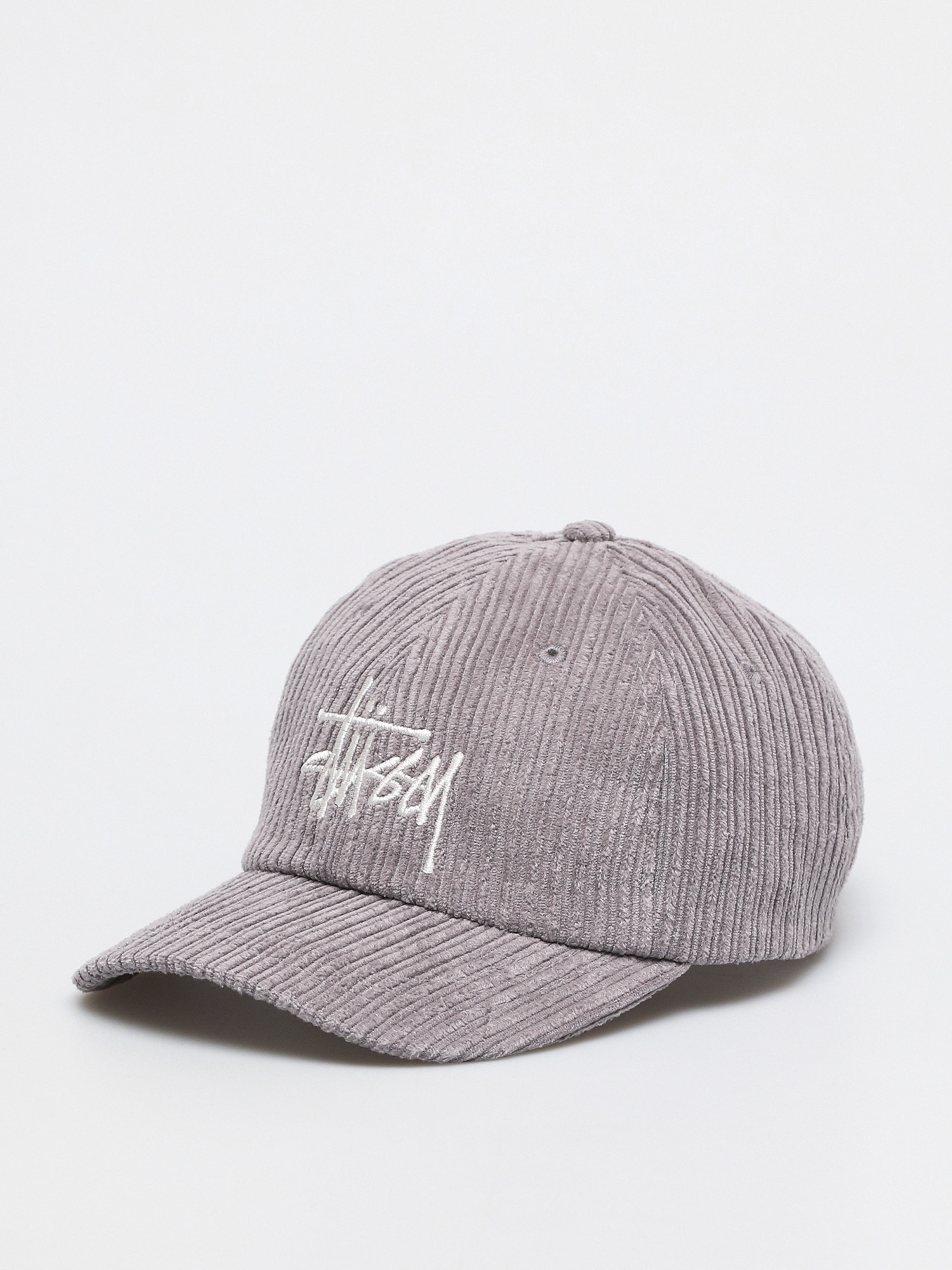 Czapka z daszkiem Stussy Corduroy Big Logo Low Pro (lavendar)