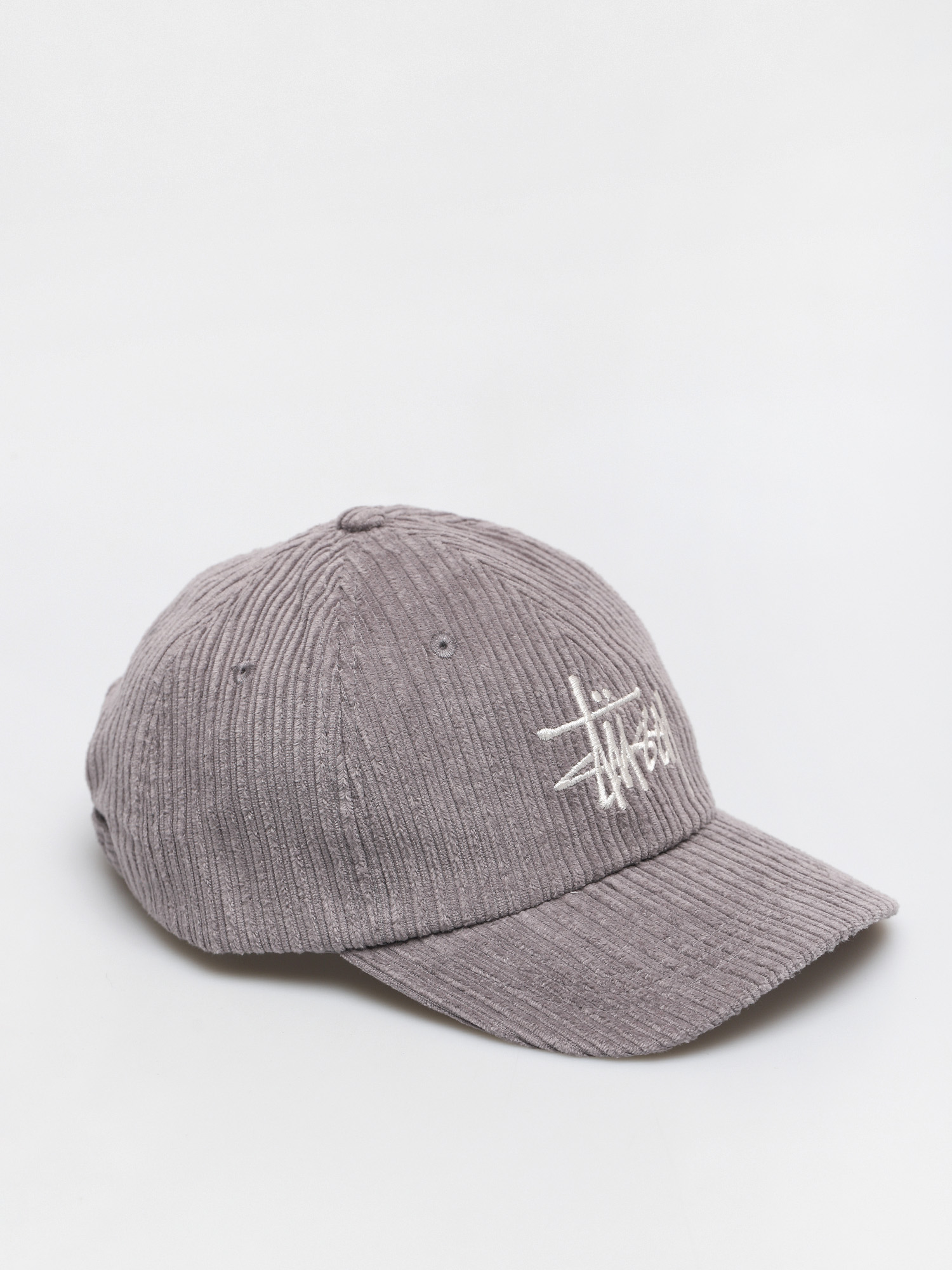 Czapka z daszkiem Stussy Corduroy Big Logo Low Pro (lavendar)