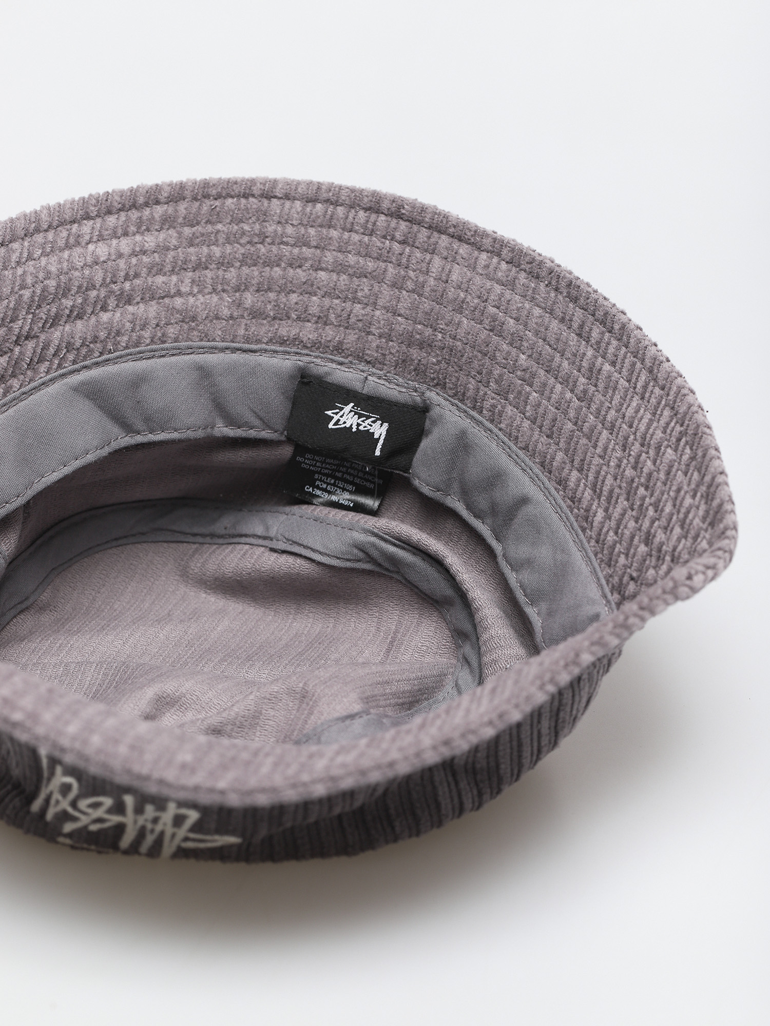 Kapelusz Stussy Corduroy Big Basic Bucket (lavendar)