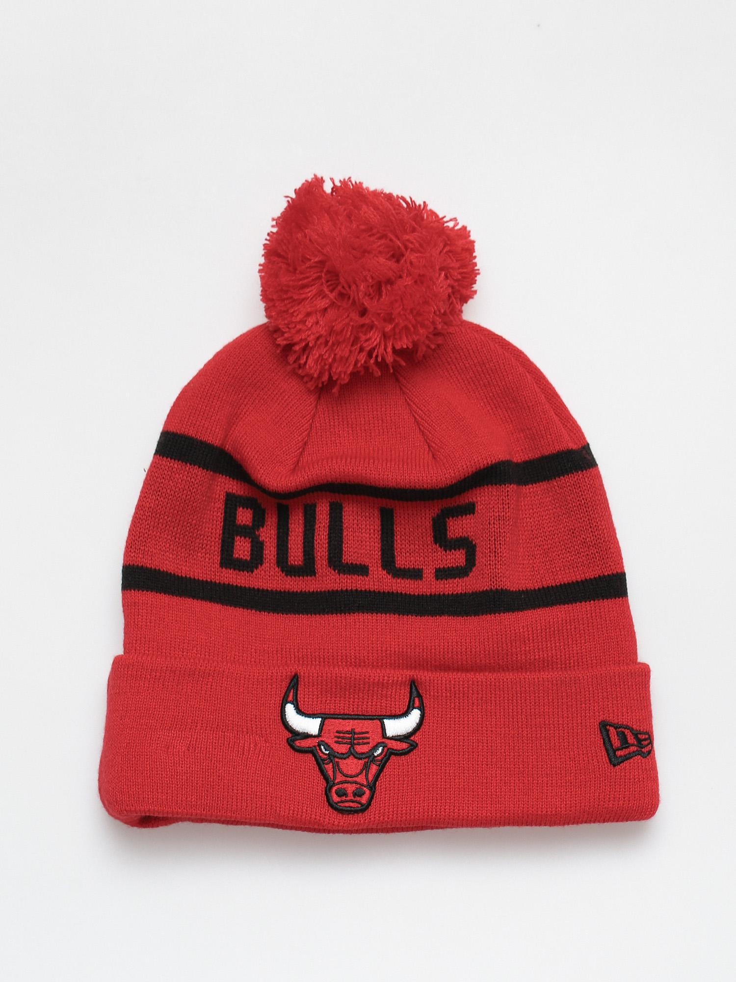 Czapka zimowa New Era Jake Cuff Knit Chicago Bulls (red)