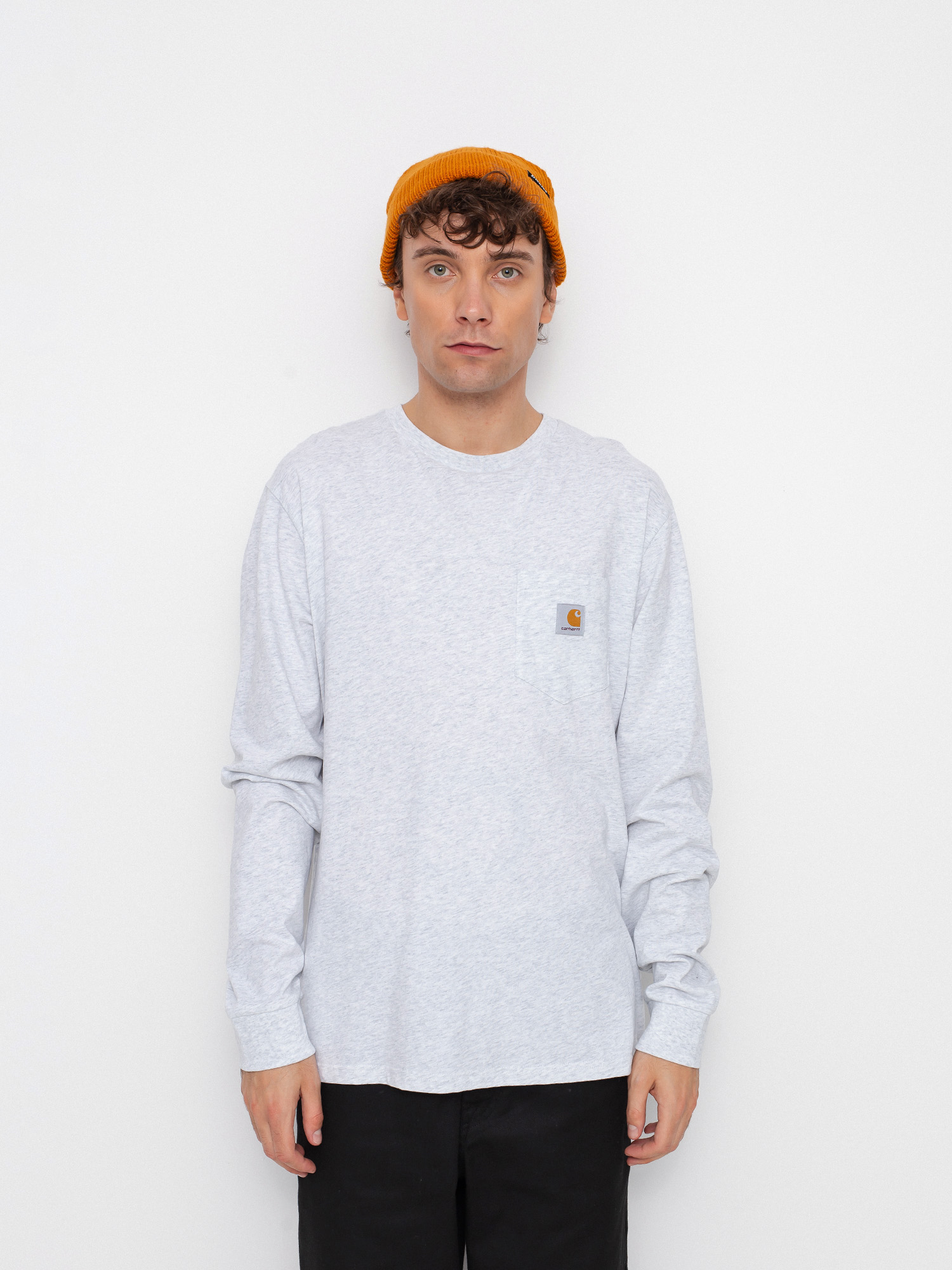 Longsleeve Carhartt WIP Pocket (ash heather)