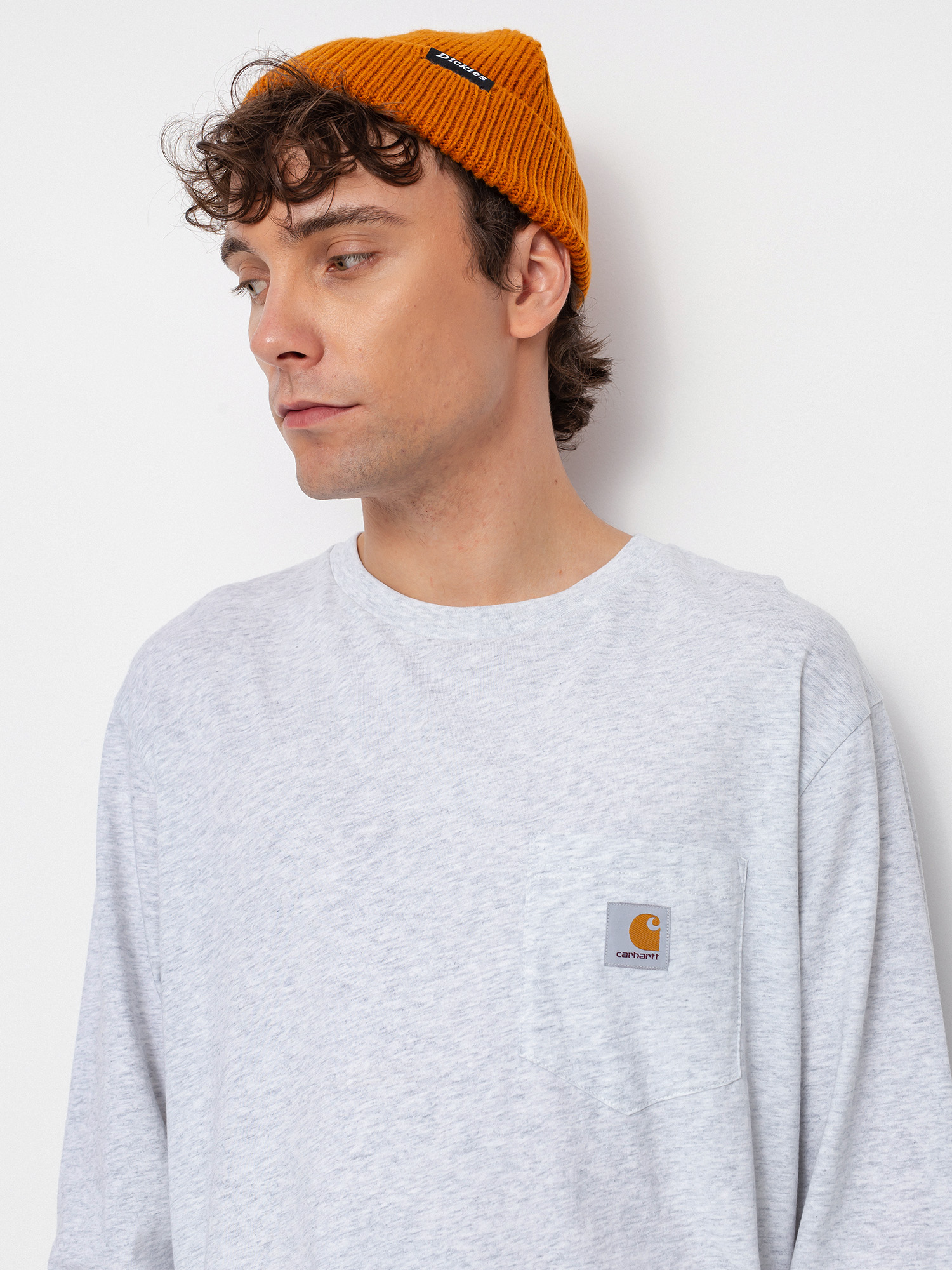 Longsleeve Carhartt WIP Pocket (ash heather)