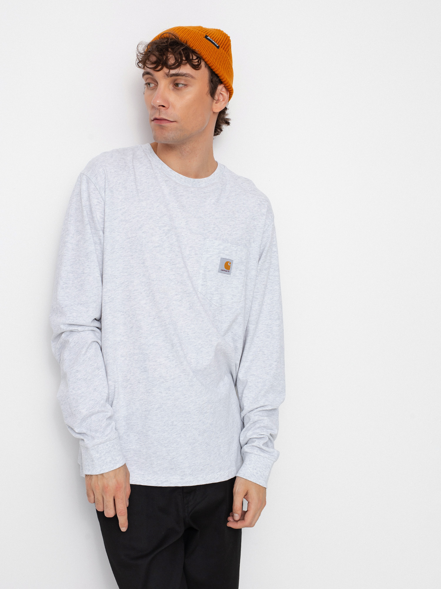 Longsleeve Carhartt WIP Pocket (ash heather)