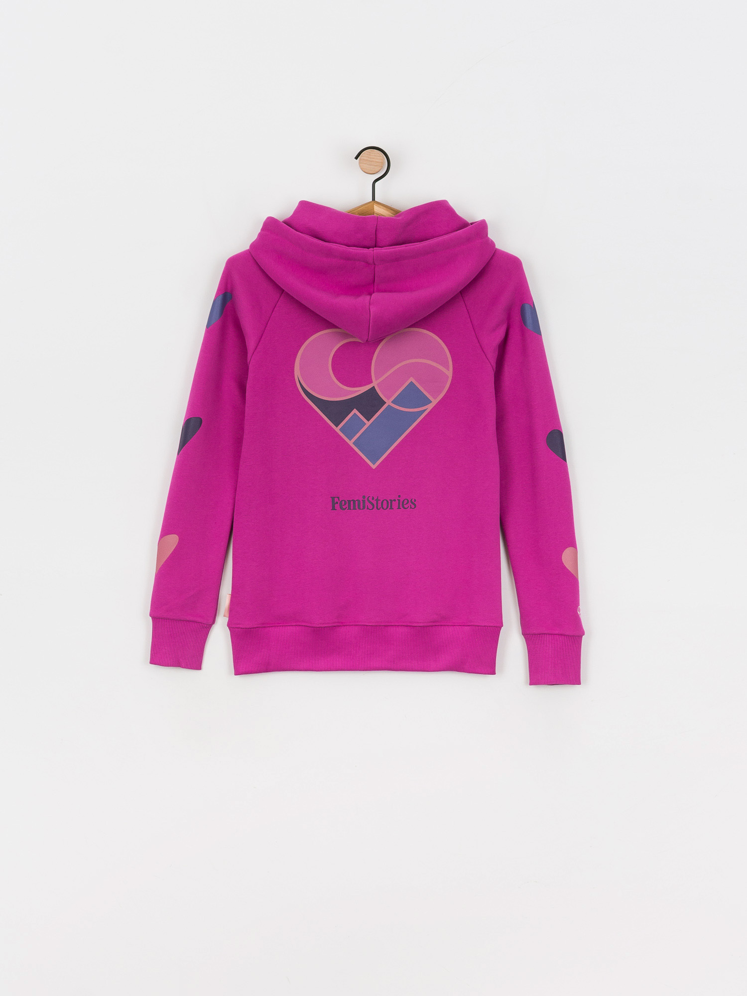 Bluza z kapturem Femi Stories Andel ZHD Wmn (dpnk)