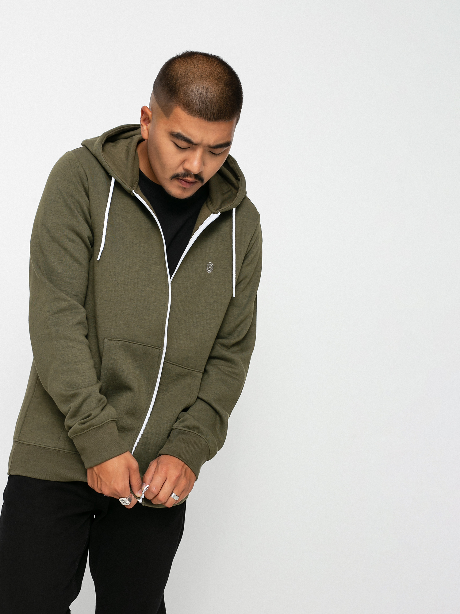 Bluza z kapturem Element Cornell Classic ZHD (army)