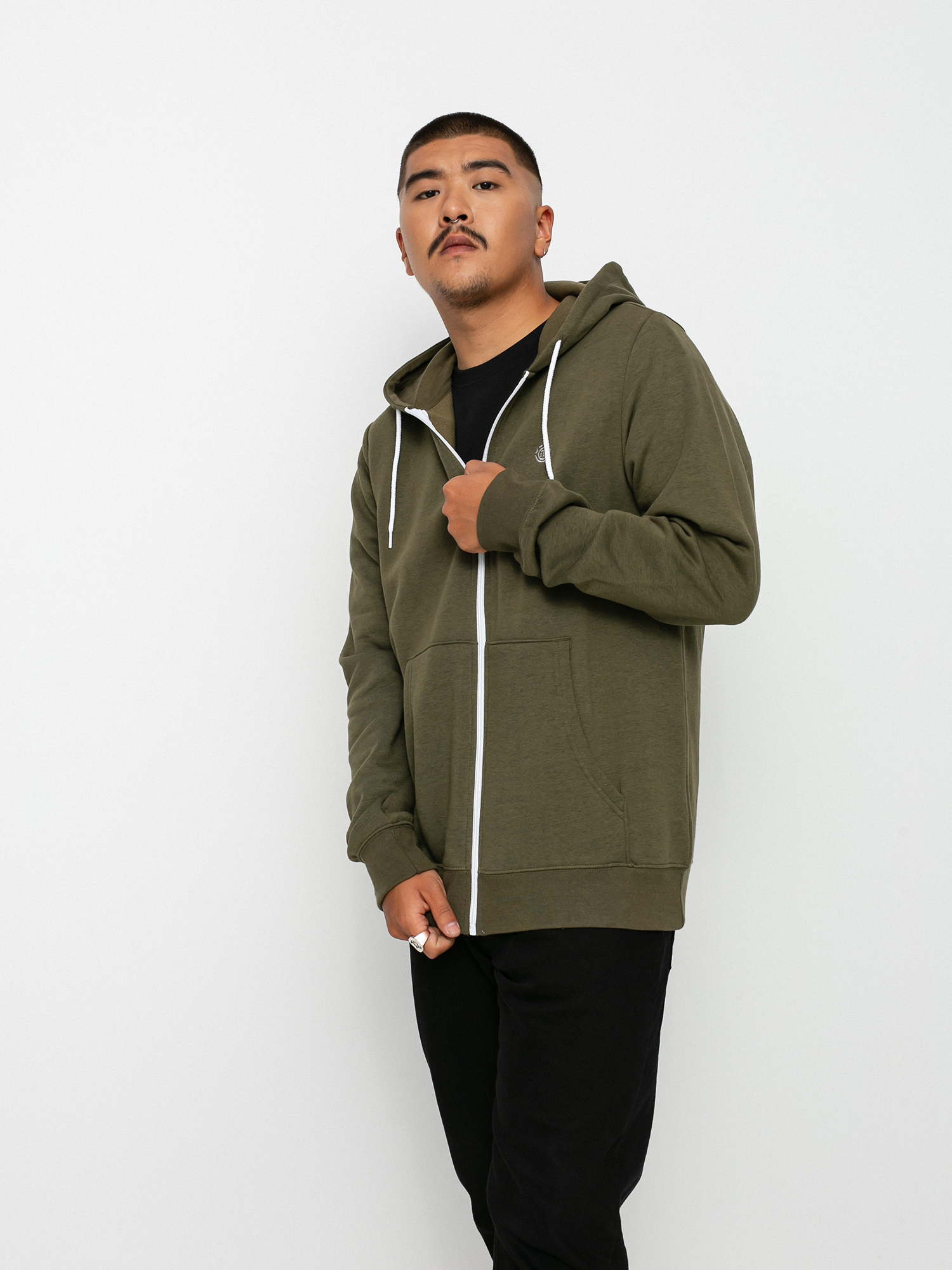 Bluza z kapturem Element Cornell Classic ZHD (army)