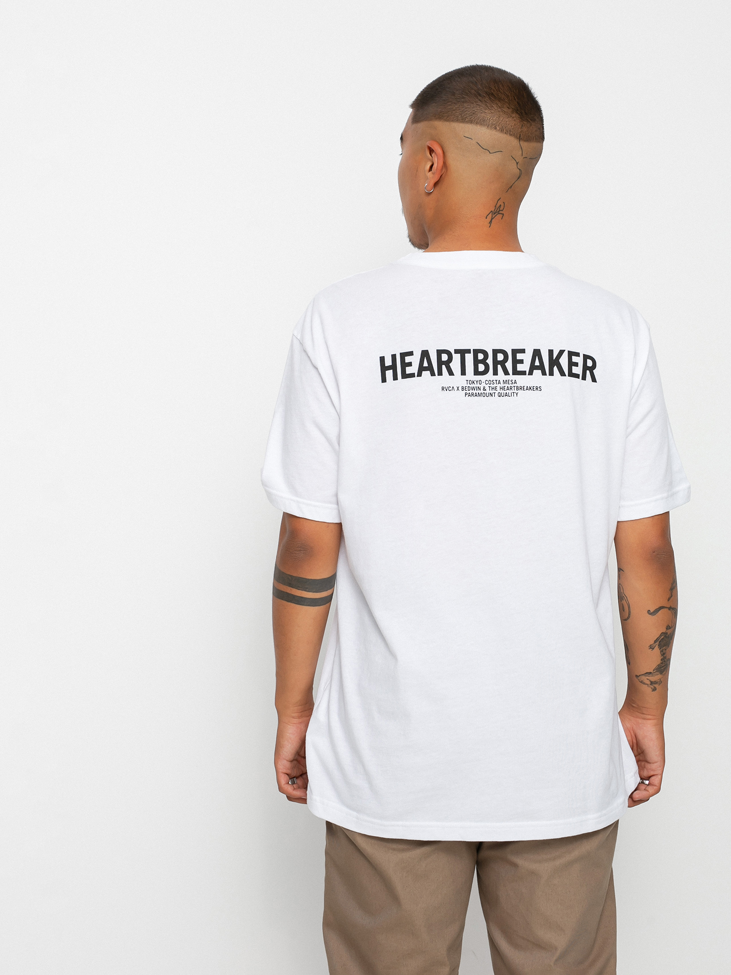 T-shirt RVCA Bedwin Heartbreaker (white)