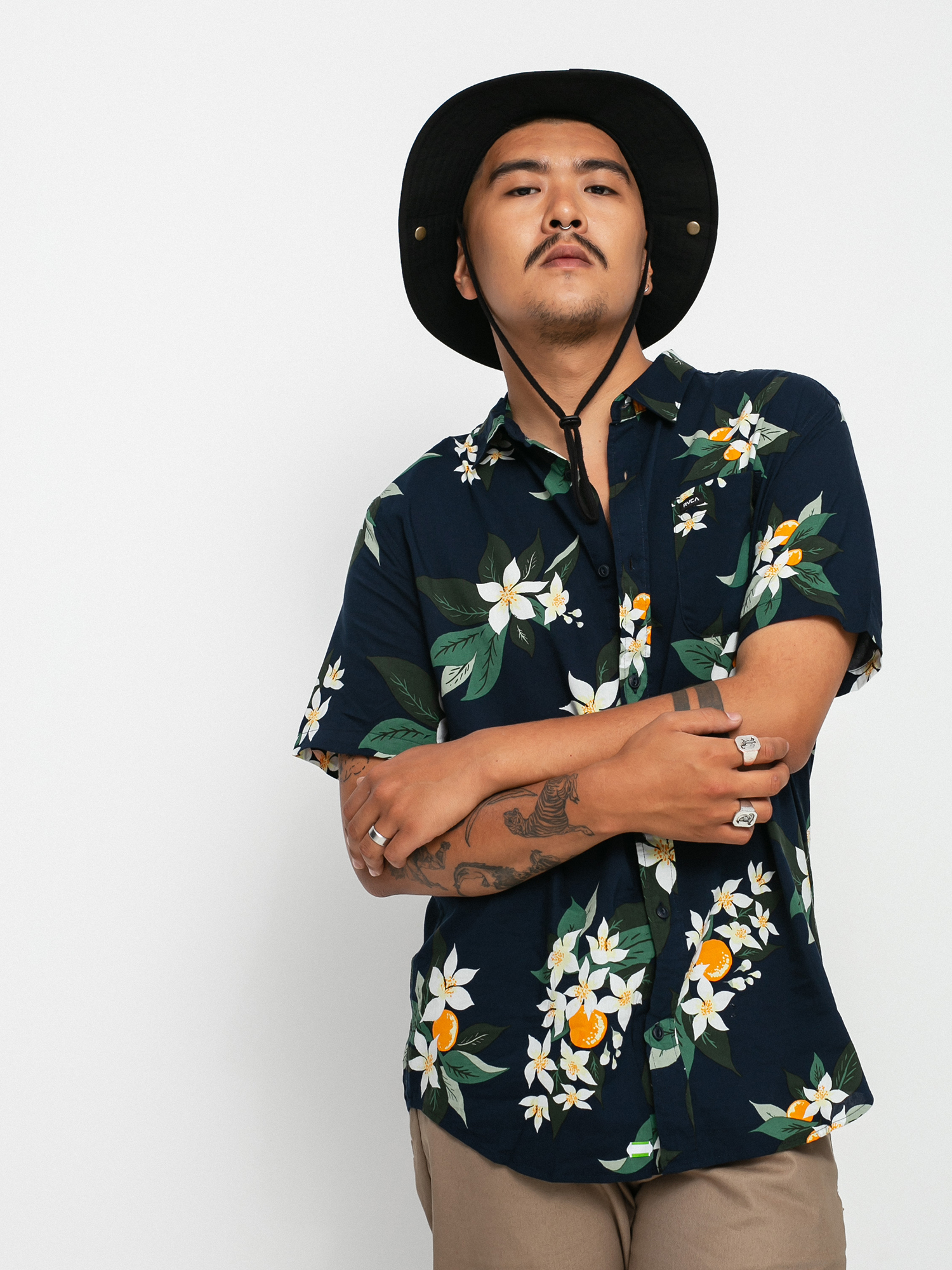 Koszula RVCA Anaheim (navy marine)