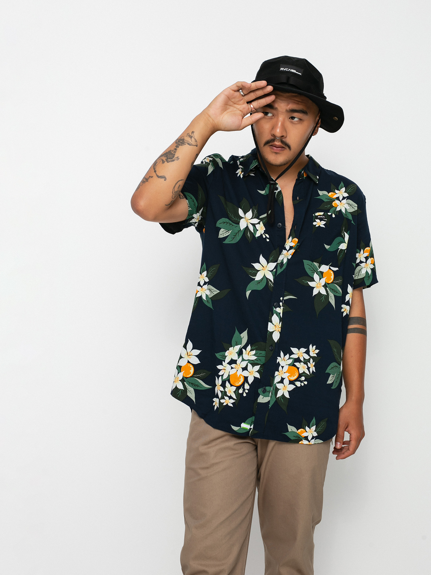 Koszula RVCA Anaheim (navy marine)