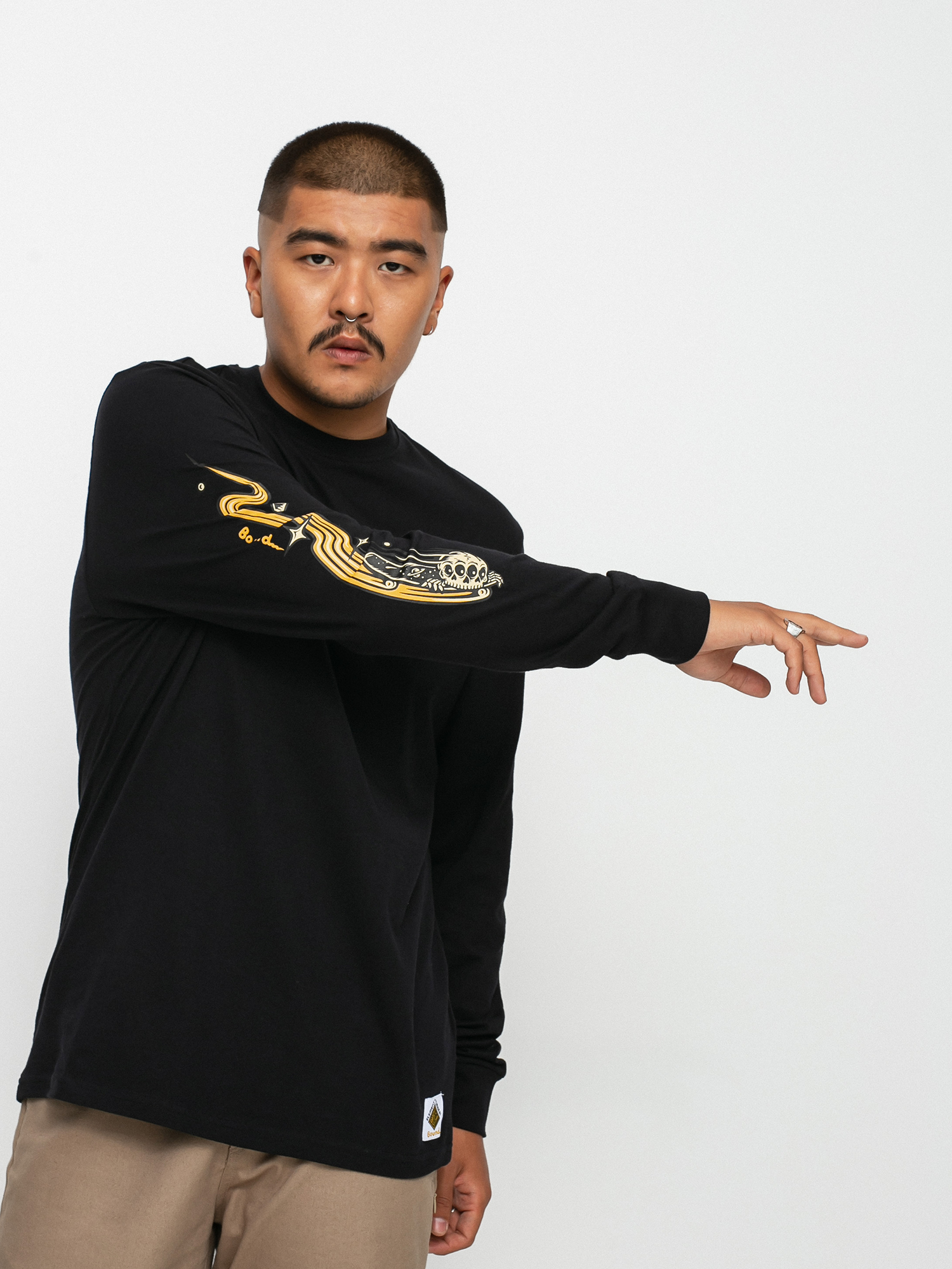 Longsleeve Element Transender (flint black)
