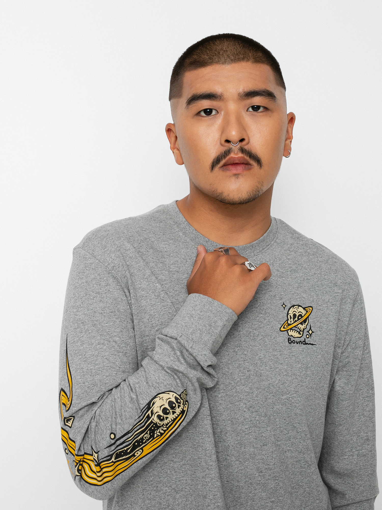 Longsleeve Element Transender (grey heather)