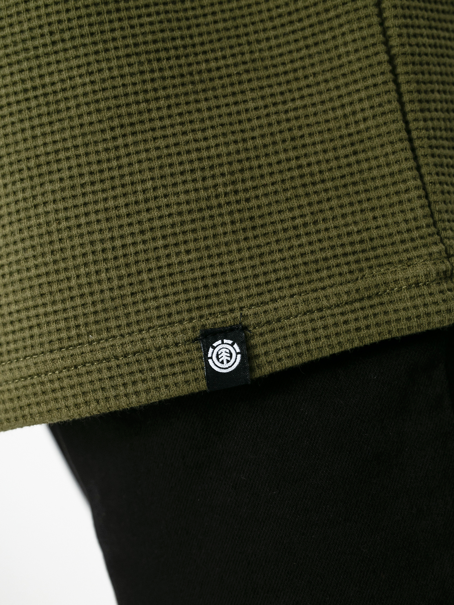 Longsleeve Element Stornes Waffle (army) 