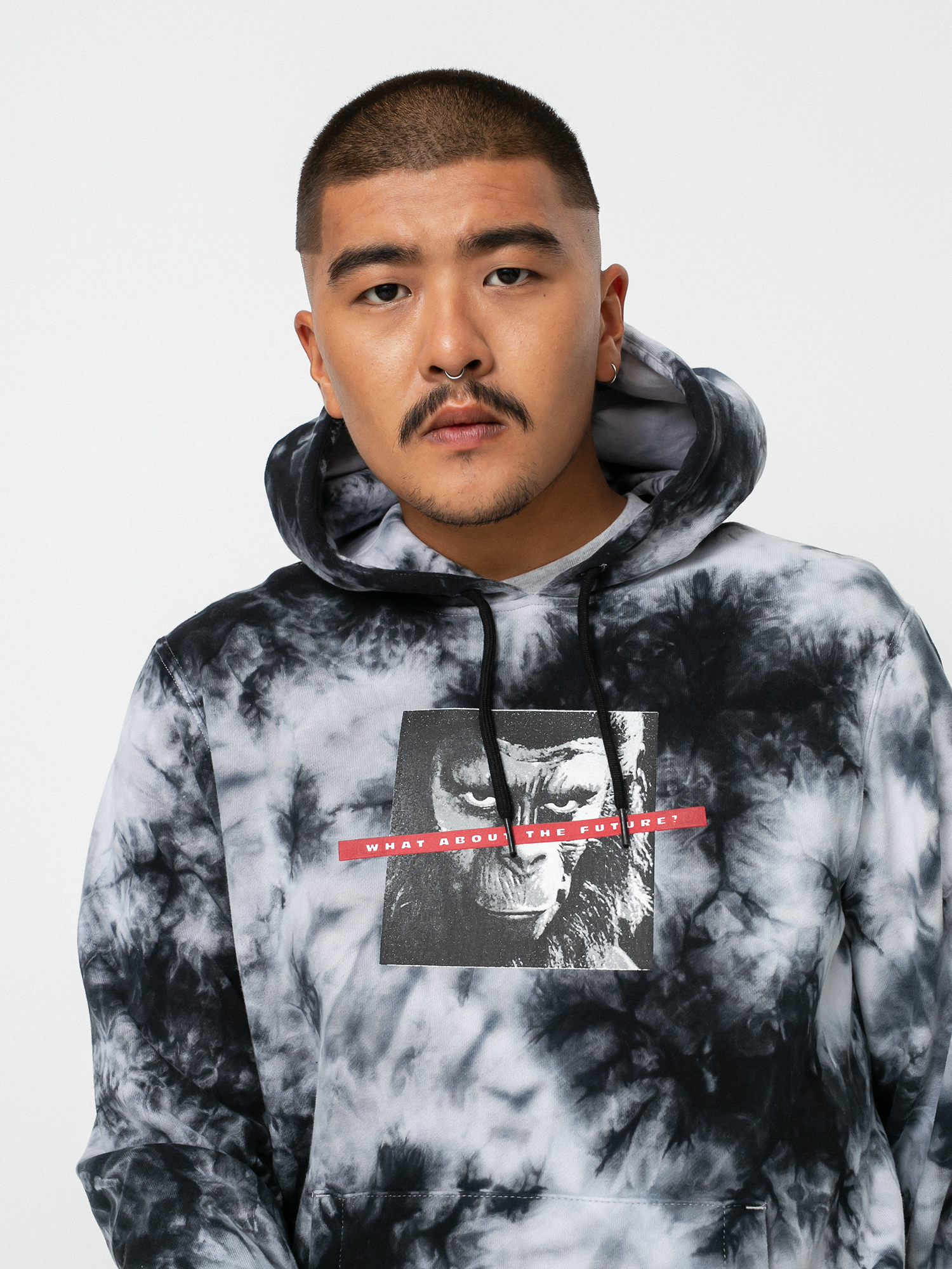 Bluza z kapturem Element Pota Crusade HD (black white)