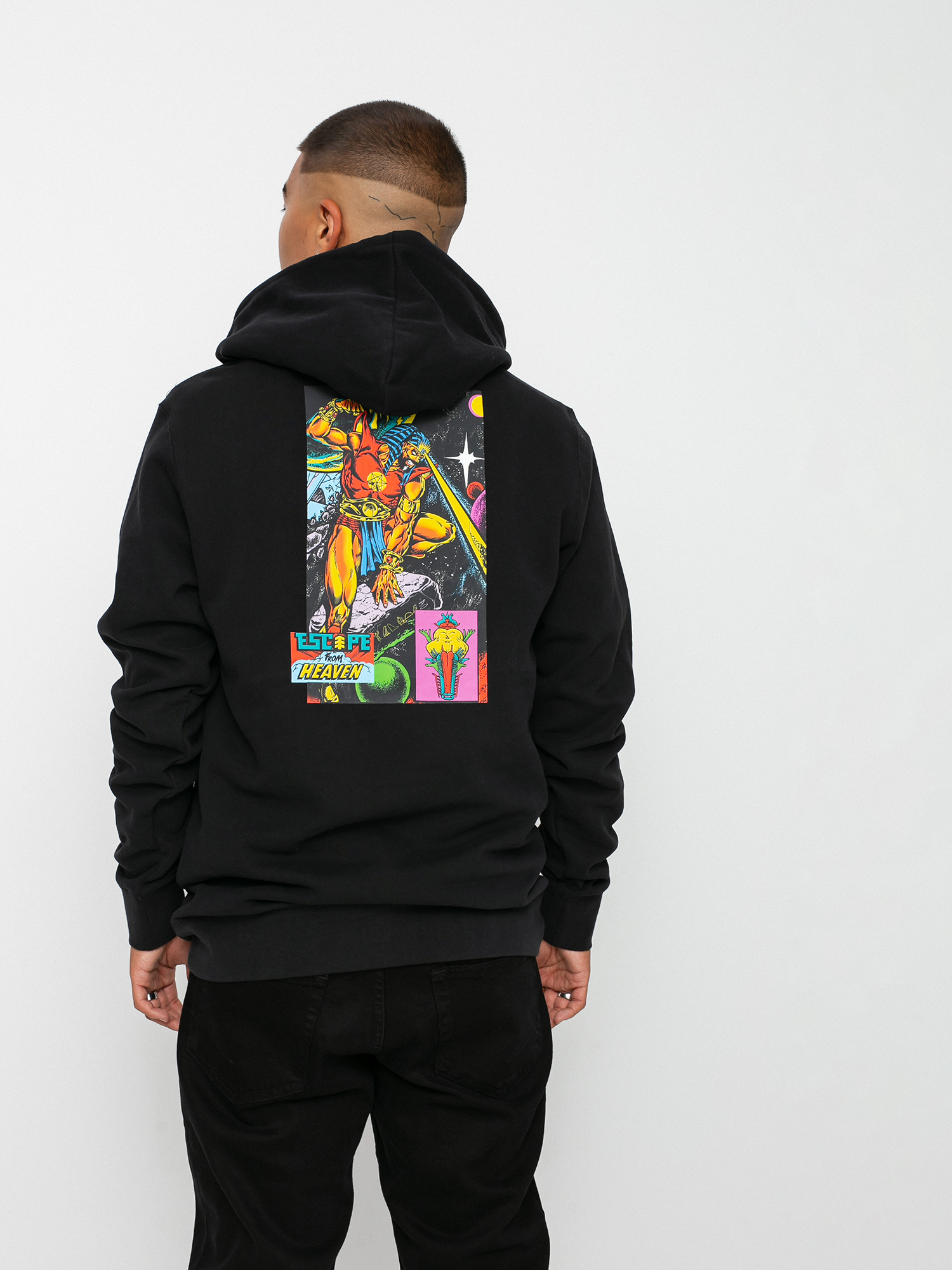 Bluza z kapturem Element Escape Heaven Td HD (flint black)