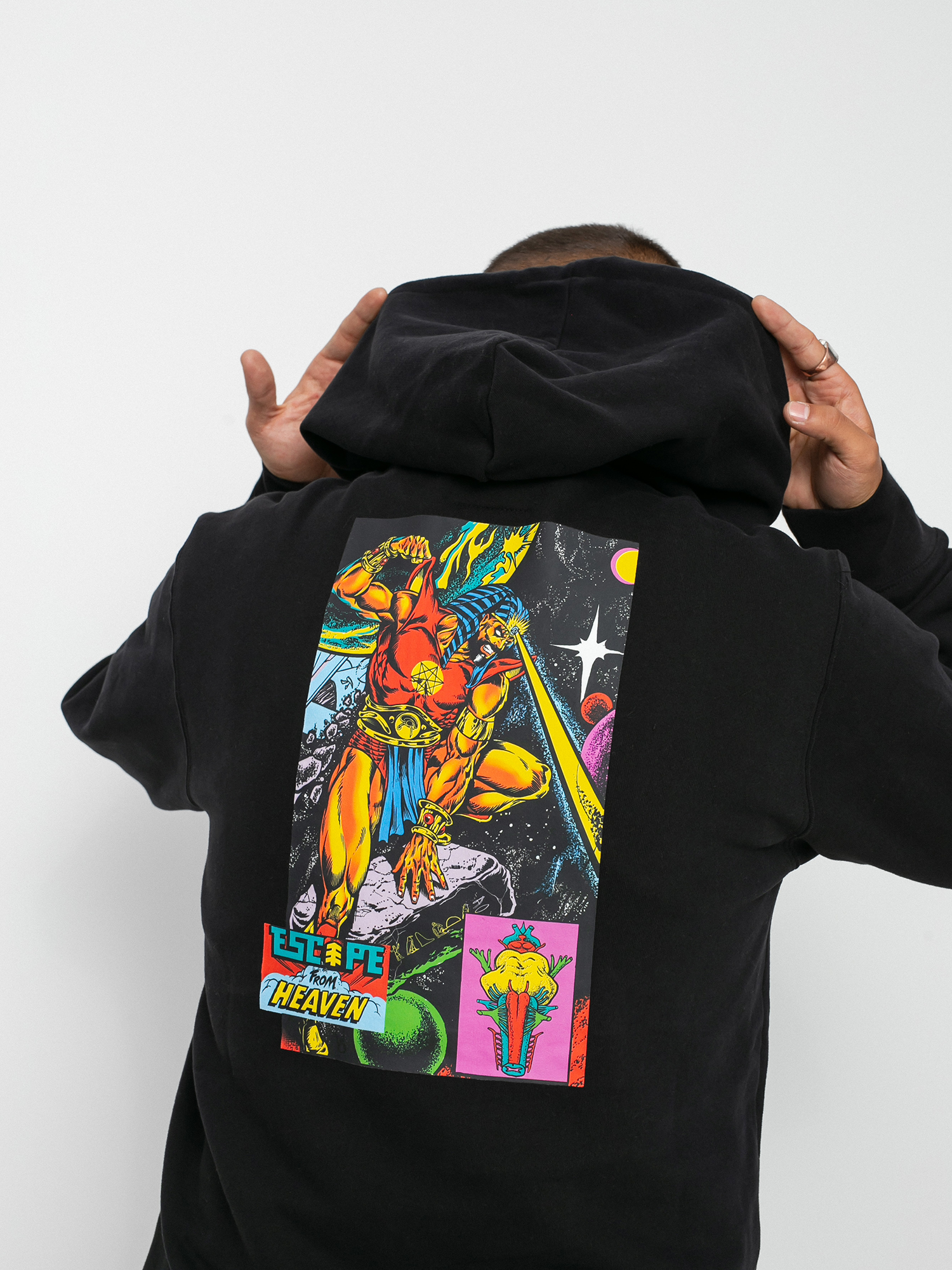 Bluza z kapturem Element Escape Heaven Td HD (flint black)