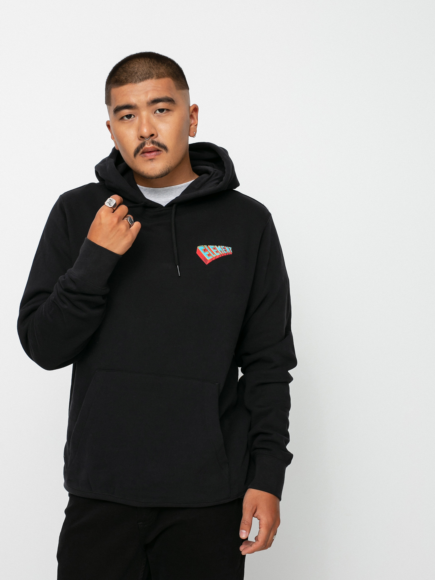 Bluza z kapturem Element Escape Heaven Td HD (flint black)