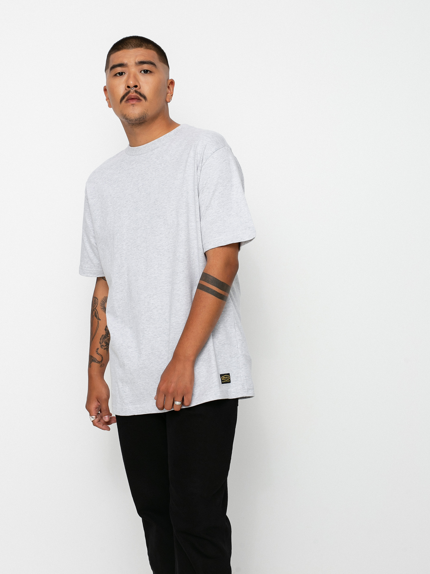 T-shirt RVCA Recession Tee (athletic heathe)