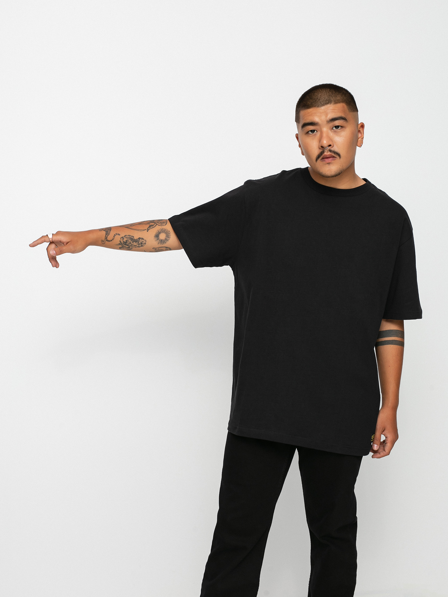 T-shirt RVCA Recession Tee (black)