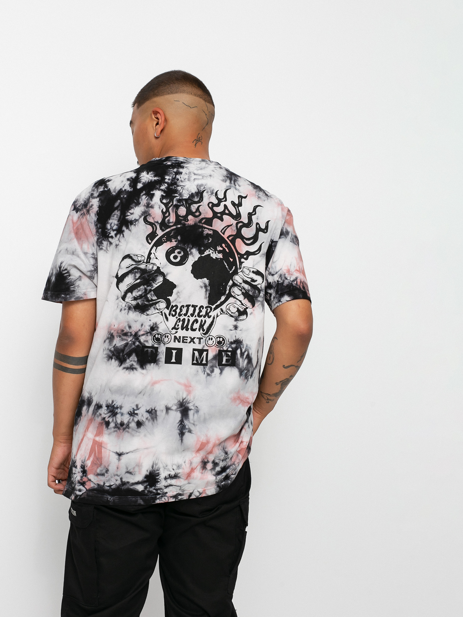 T-shirt RVCA Better Luck Tie Dye (pale mauve)