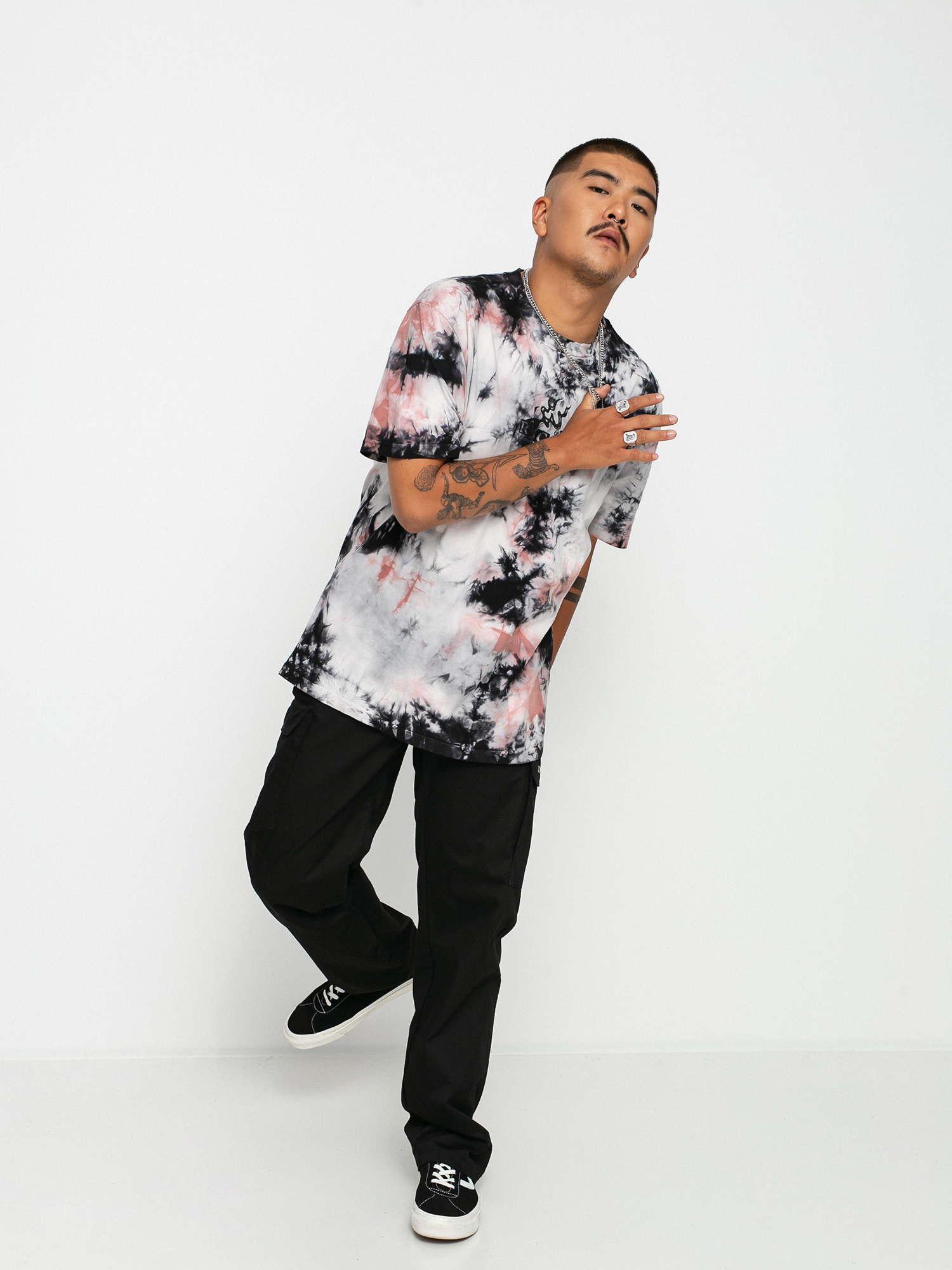T-shirt RVCA Better Luck Tie Dye (pale mauve)