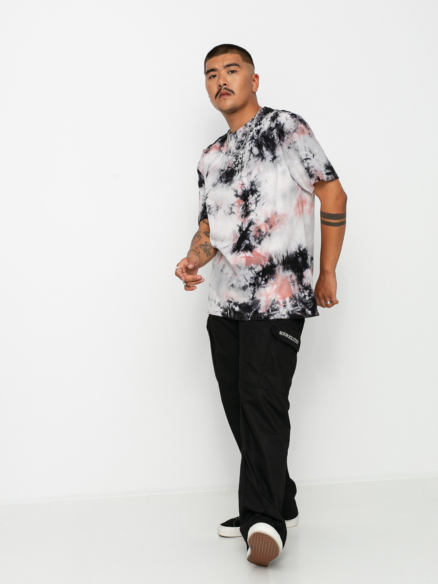 T-shirt RVCA Better Luck Tie Dye (pale mauve)