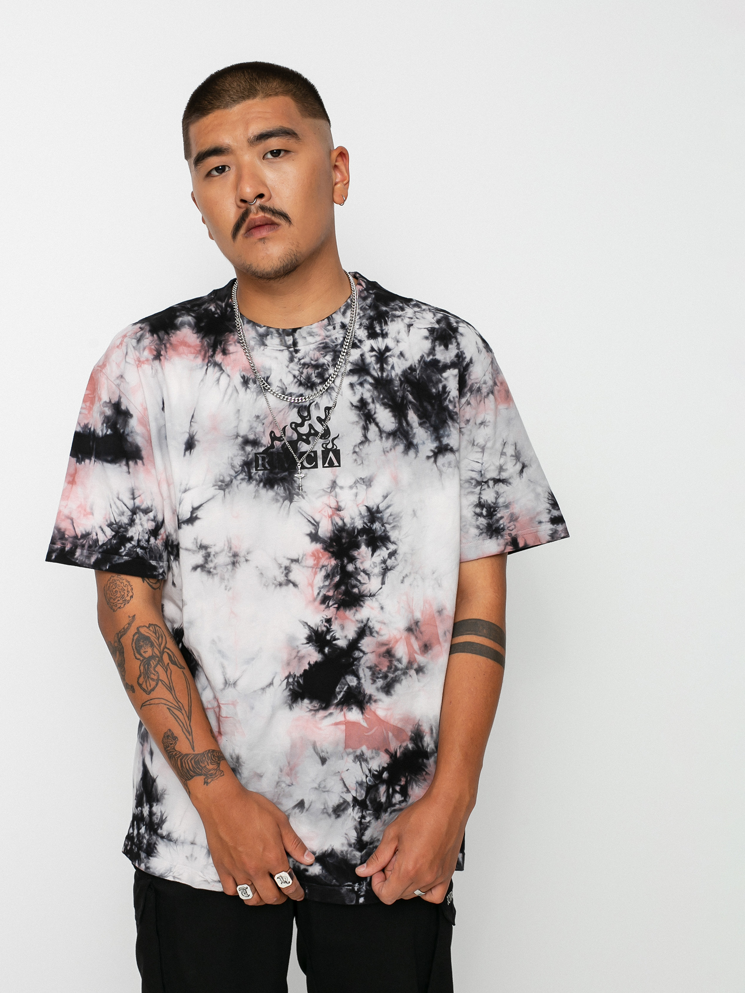 T-shirt RVCA Better Luck Tie Dye (pale mauve)