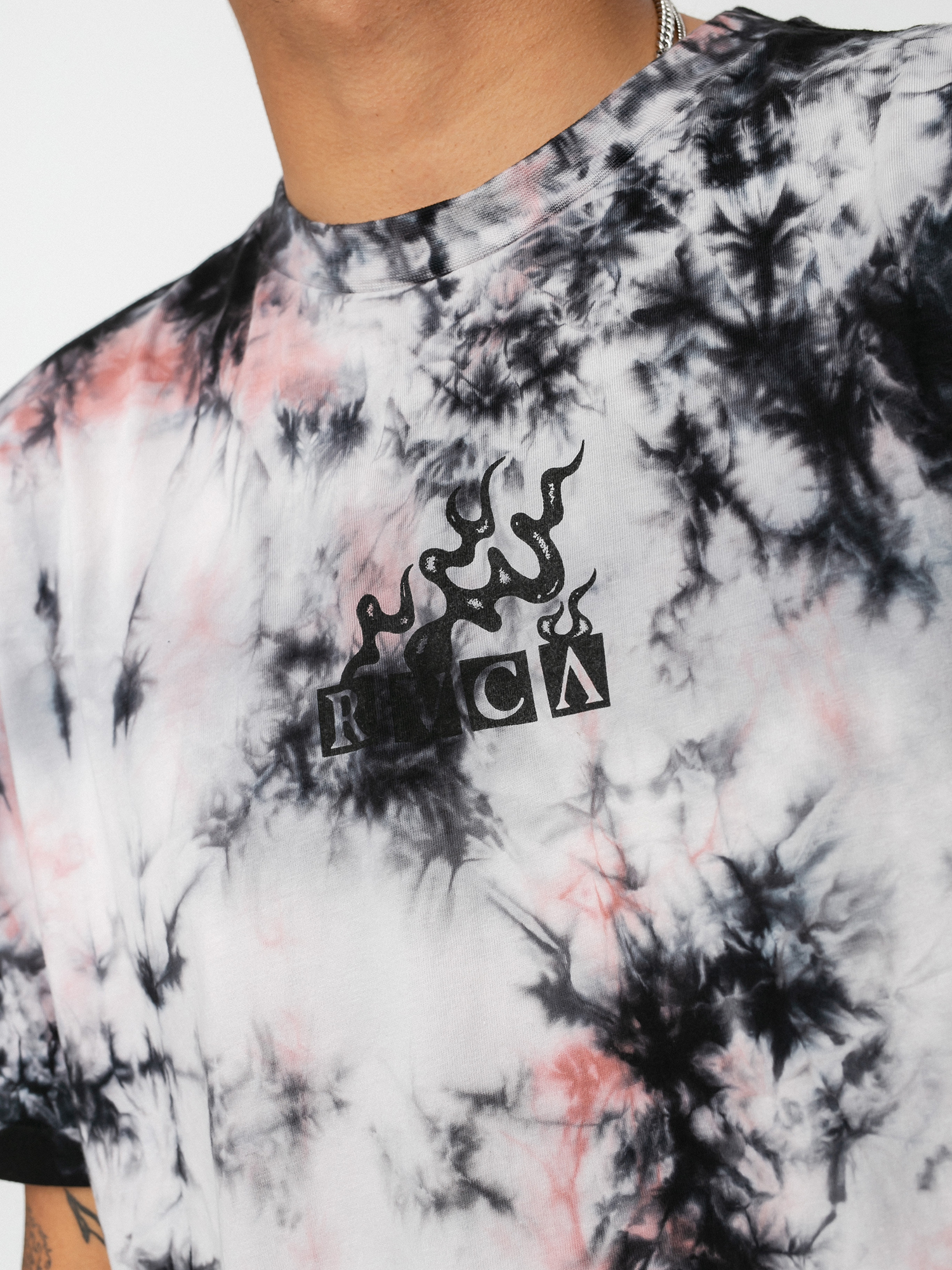 T-shirt RVCA Better Luck Tie Dye (pale mauve)
